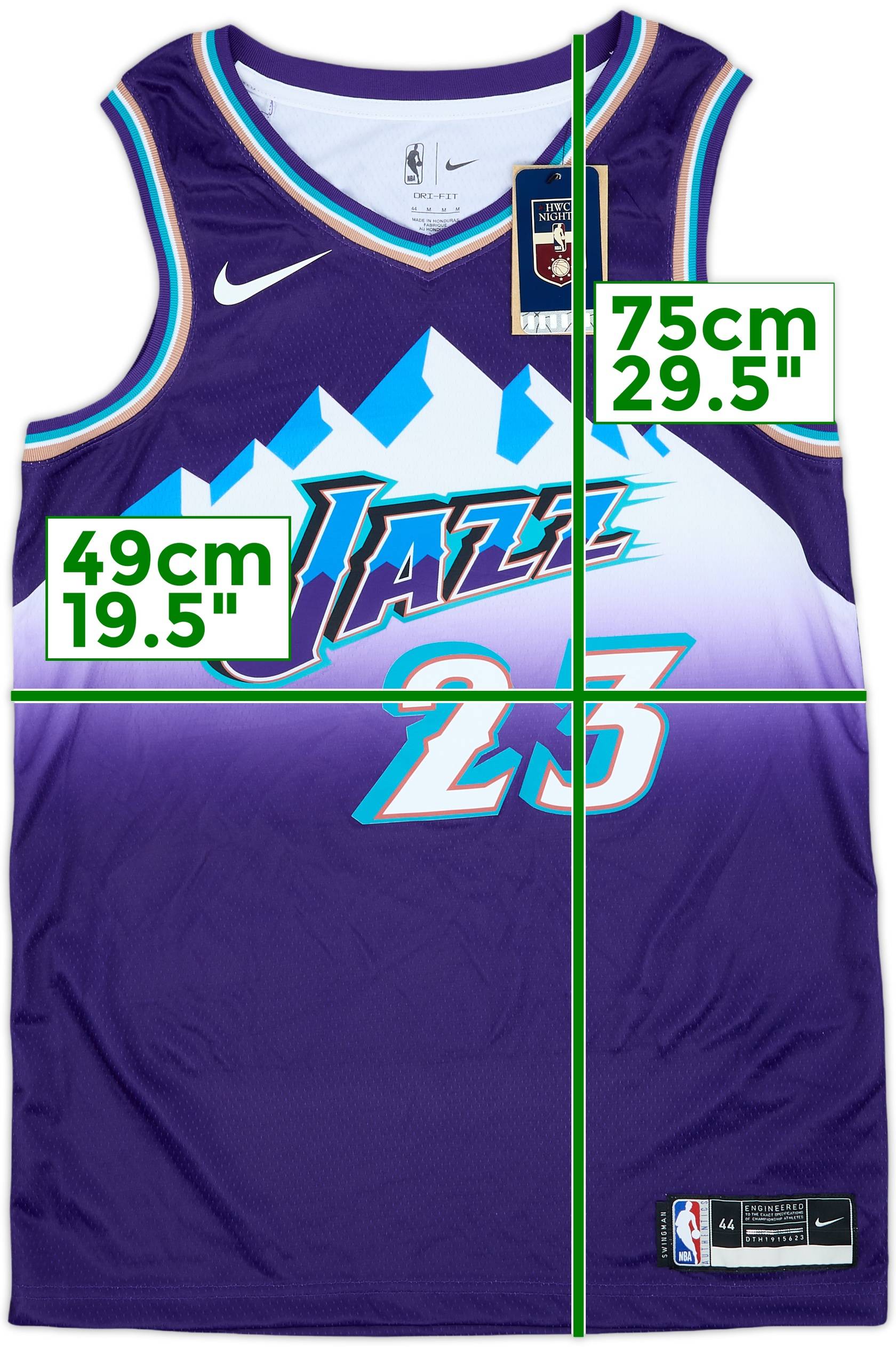 2022-23 Utah Jazz Markkanen #23 Nike Swingman Classic Jersey (M)