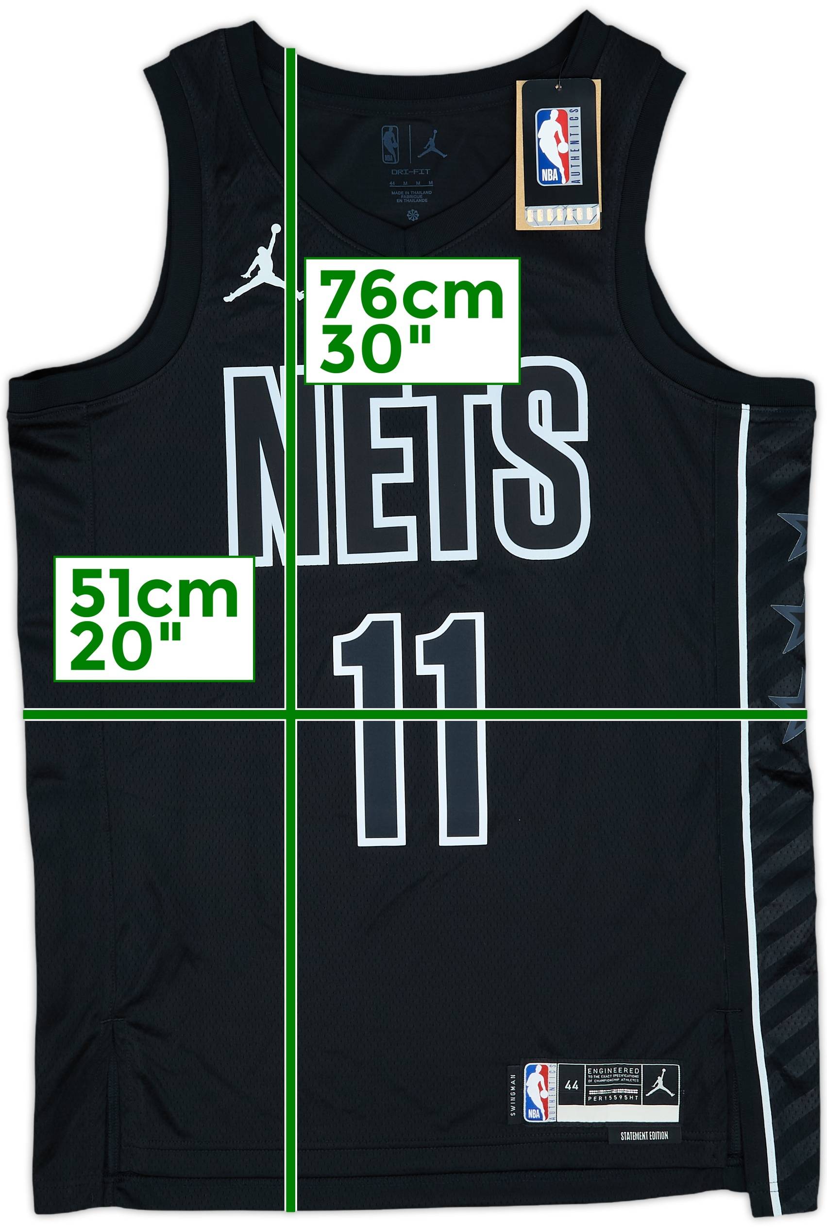 【新品タグ付】Nike Brooklyn Nets Irving 11 ジャージ 2022-23 Brooklyn Nets Irving #11 Jordan Swingman Alternate