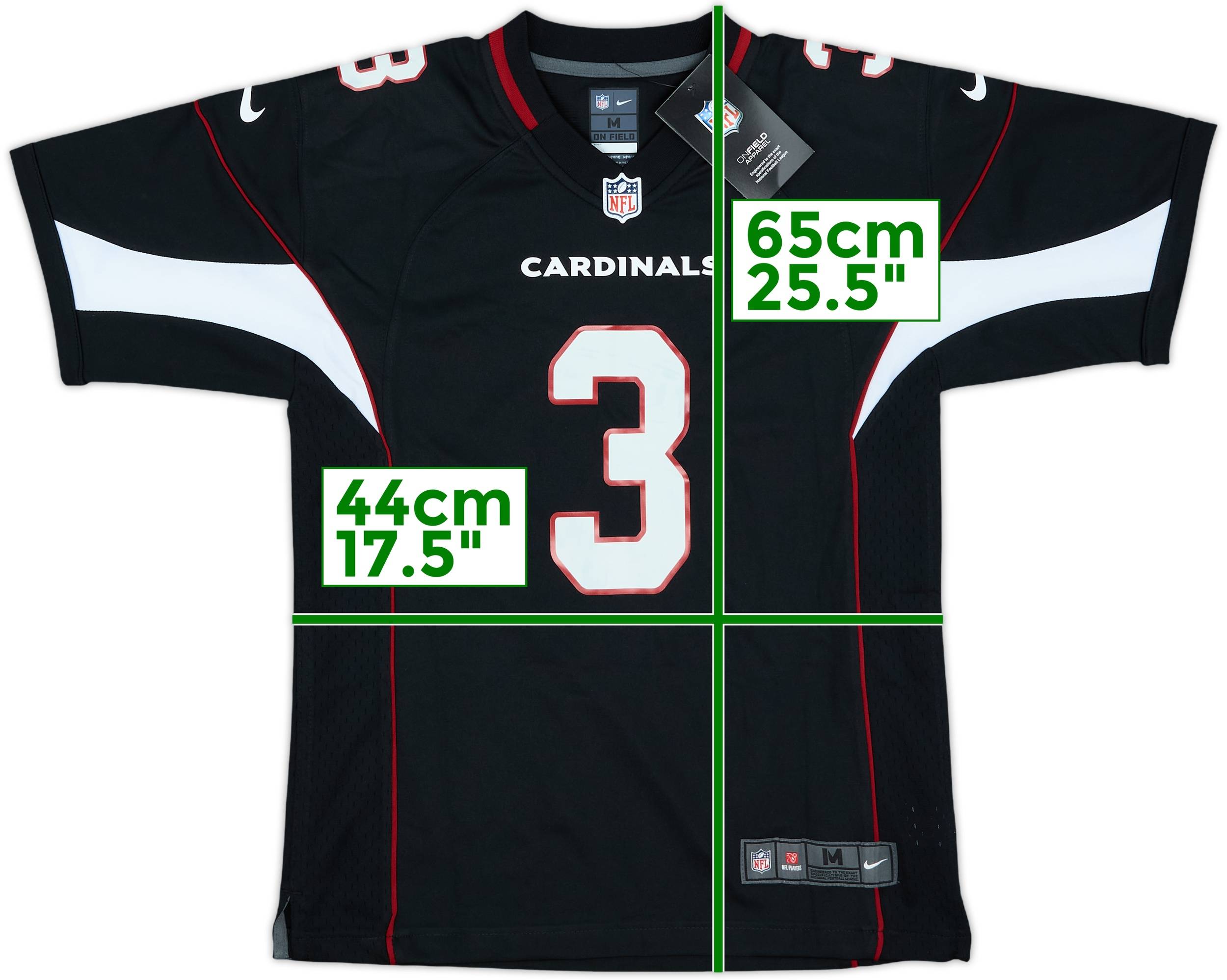 希少ヴィンテージ NIKE PALMER 3 NFL cardinalsシャツ mens-arizona-cardinals-carson-