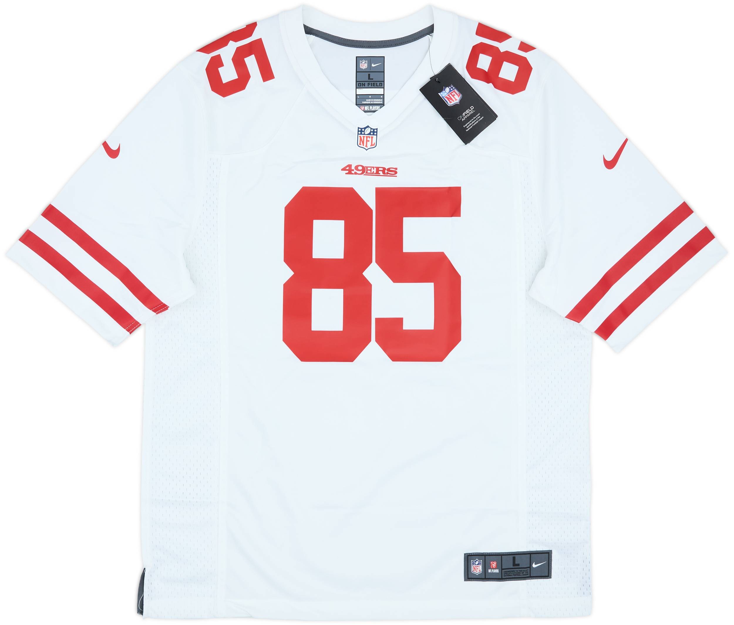 2022-25 San Francisco 49ers Kittle #85 Nike Game Away Jersey (L)