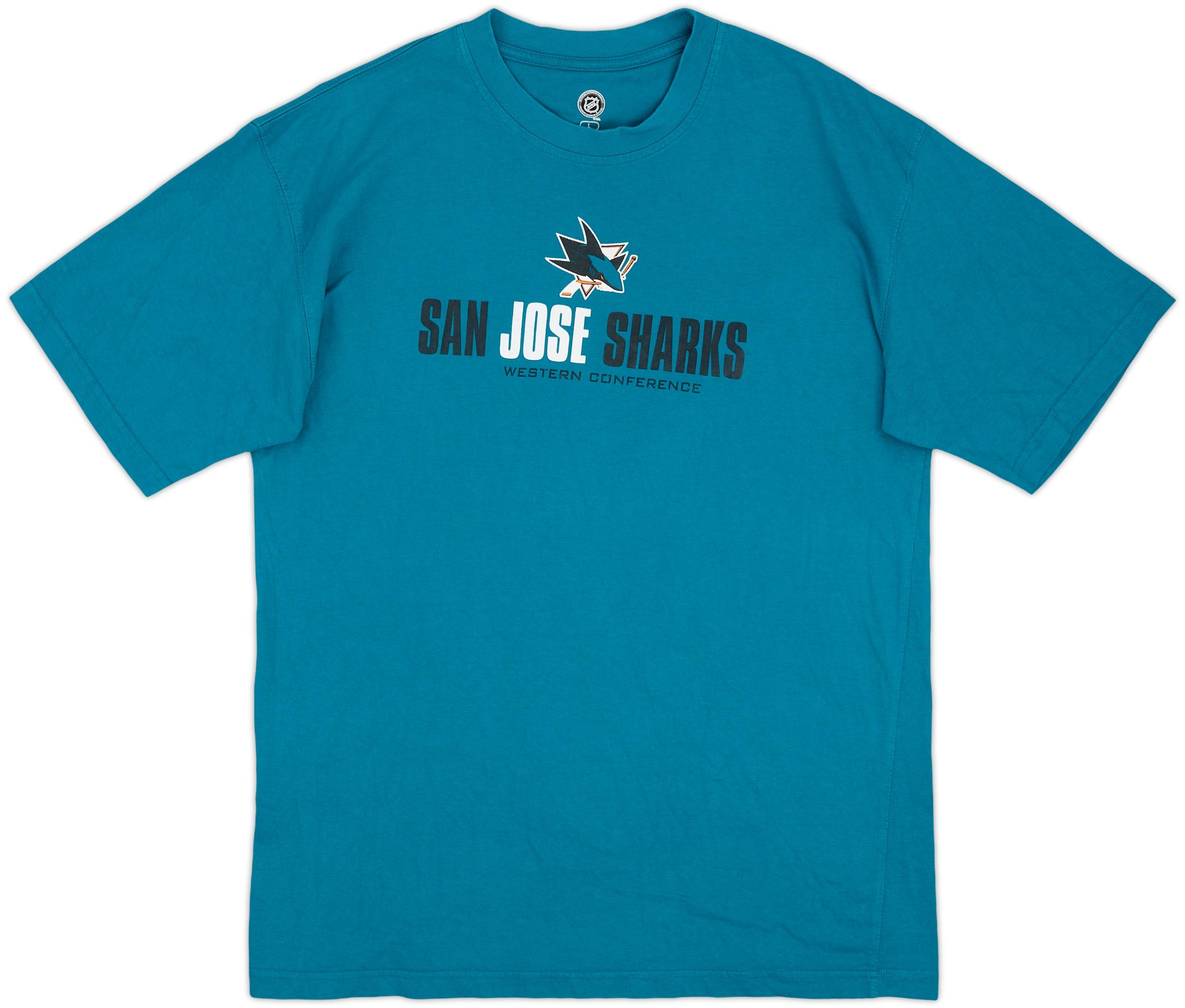 2010-11 San Jose Sharks NHL Graphic Tee 8/10 (L)