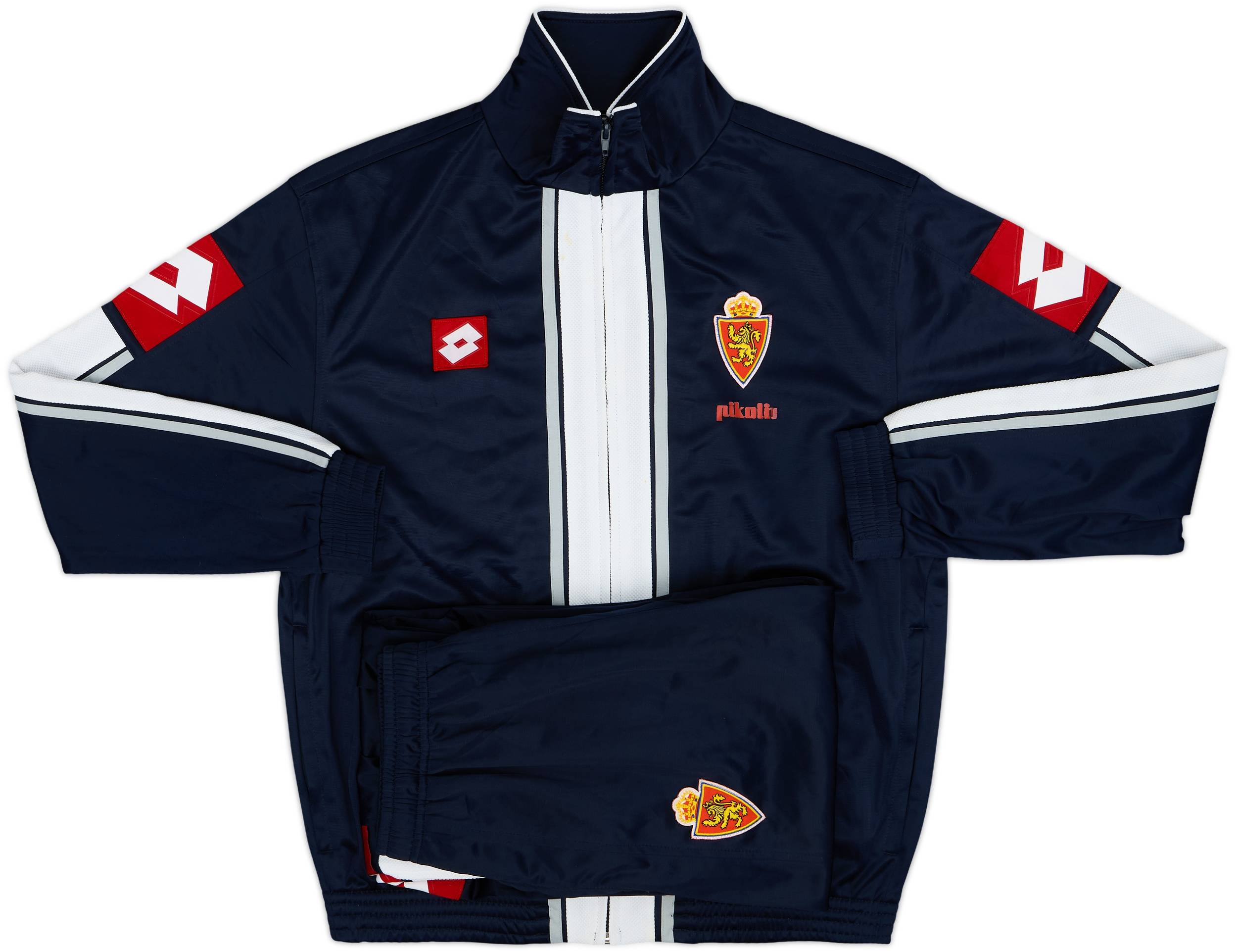 2003-05 Real Zaragoza Lotto Tracksuit - 7/10 - (L)