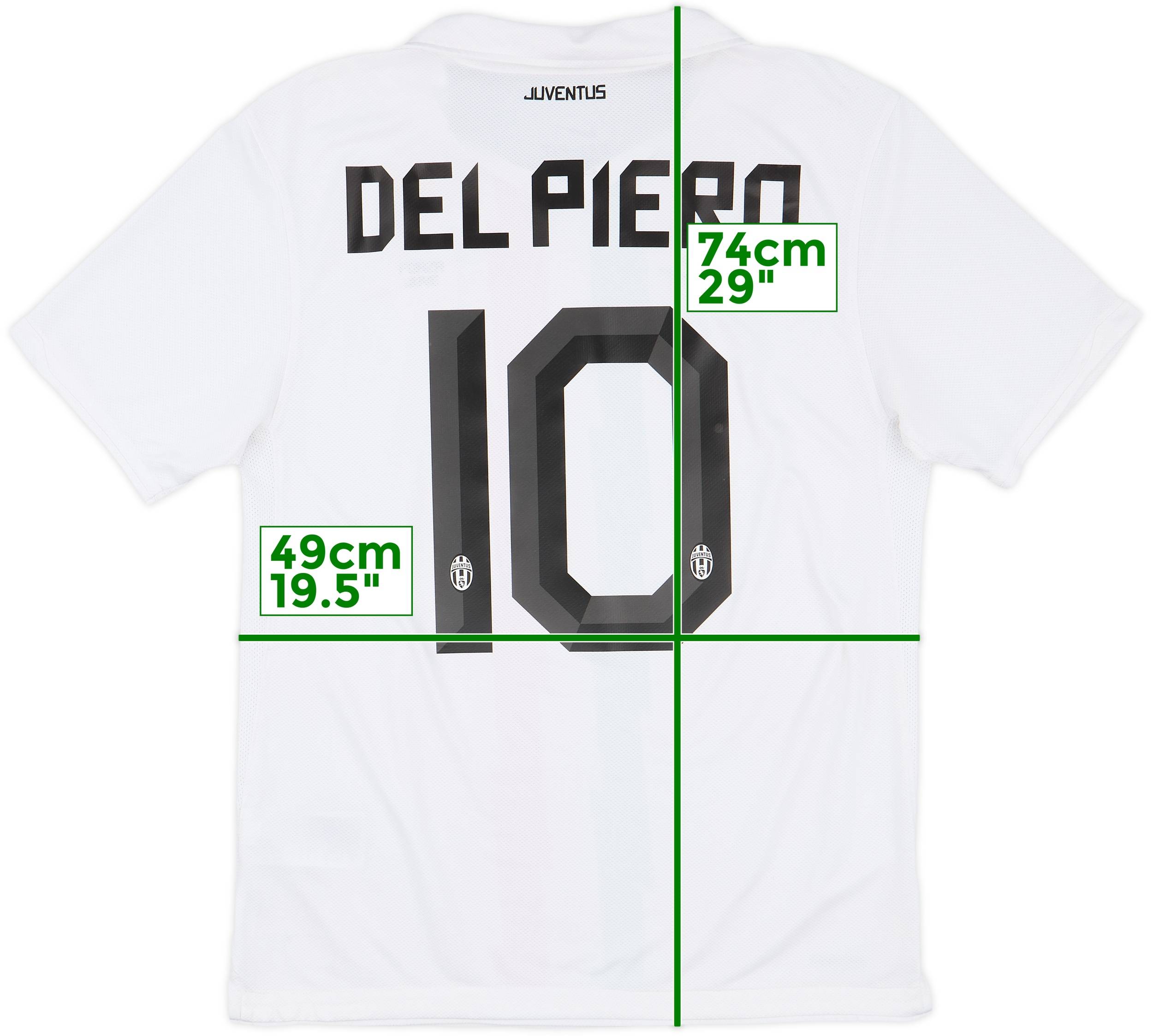 ユベントス DEL PIERO 10 シャツ 2012-13 Juventus Away Shirt Del Piero #10 - 5/10 - (M)