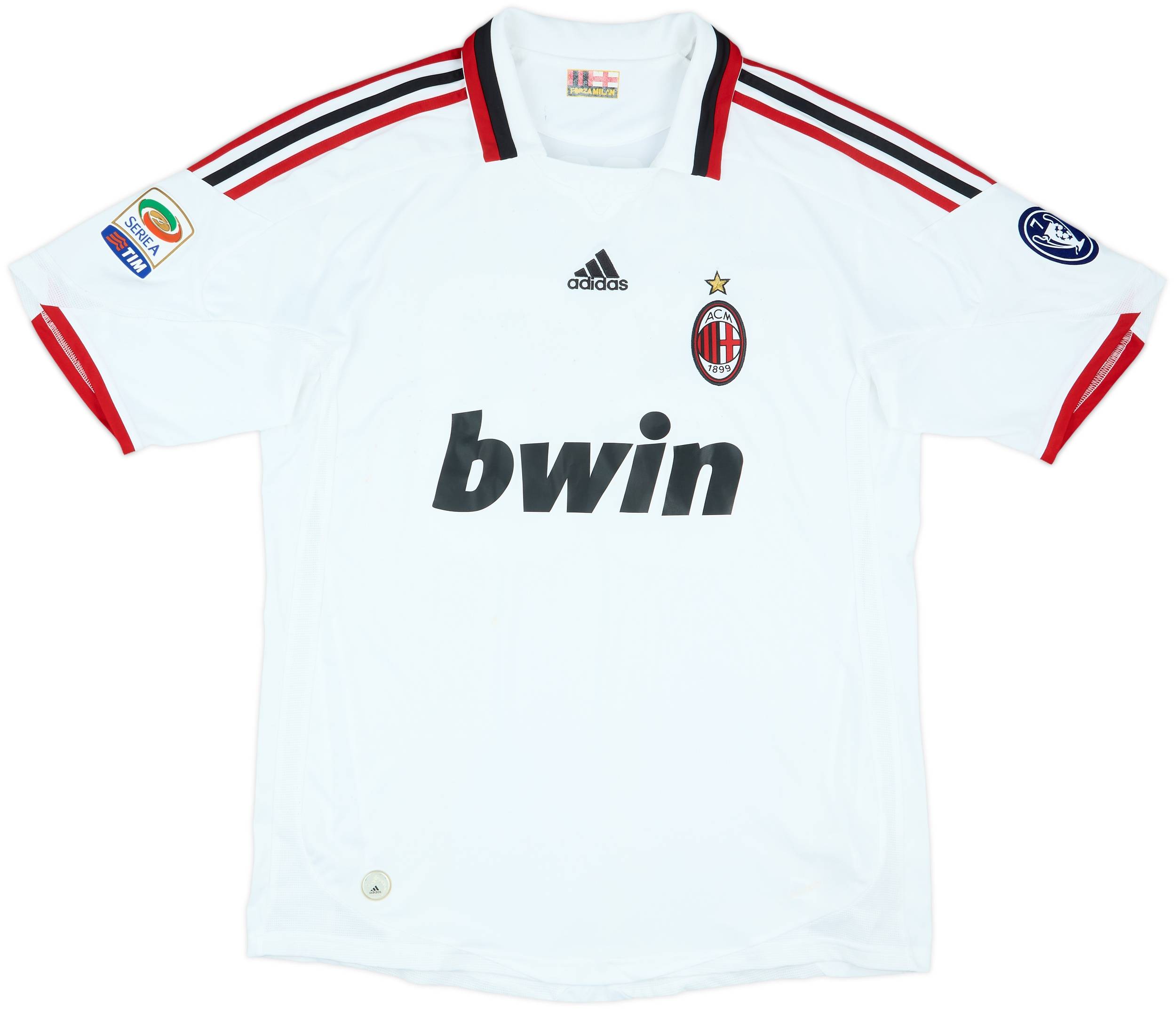 ACミラン AMBROSINI 23番 シャツ 2009-10 AC Milan Away Shirt Ambrosini #23 - 5/10 - (XL)