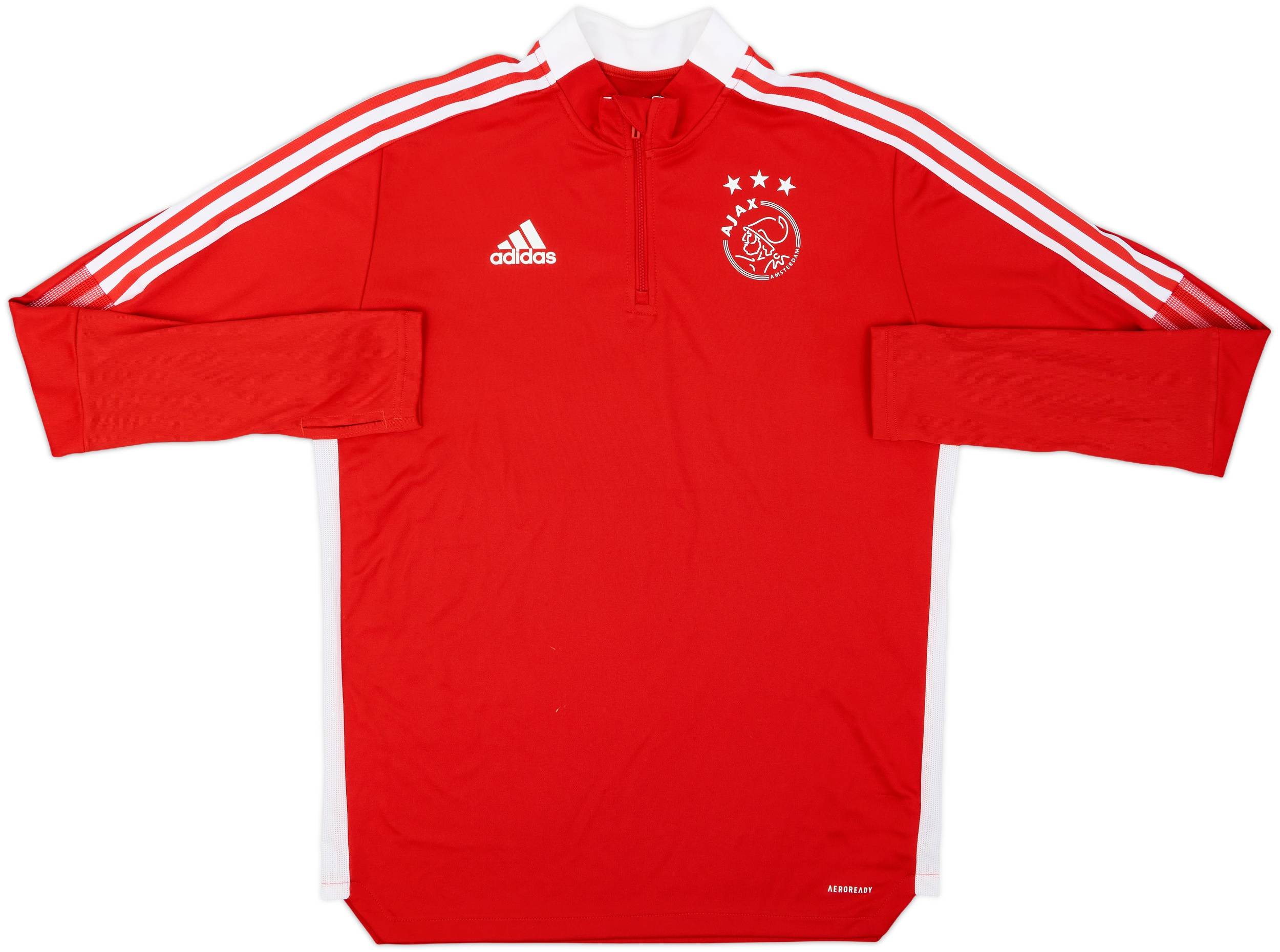 arn214 2021-22 Ajax adidas 1/4 Zip Drill Top - 7/10 - (L)
