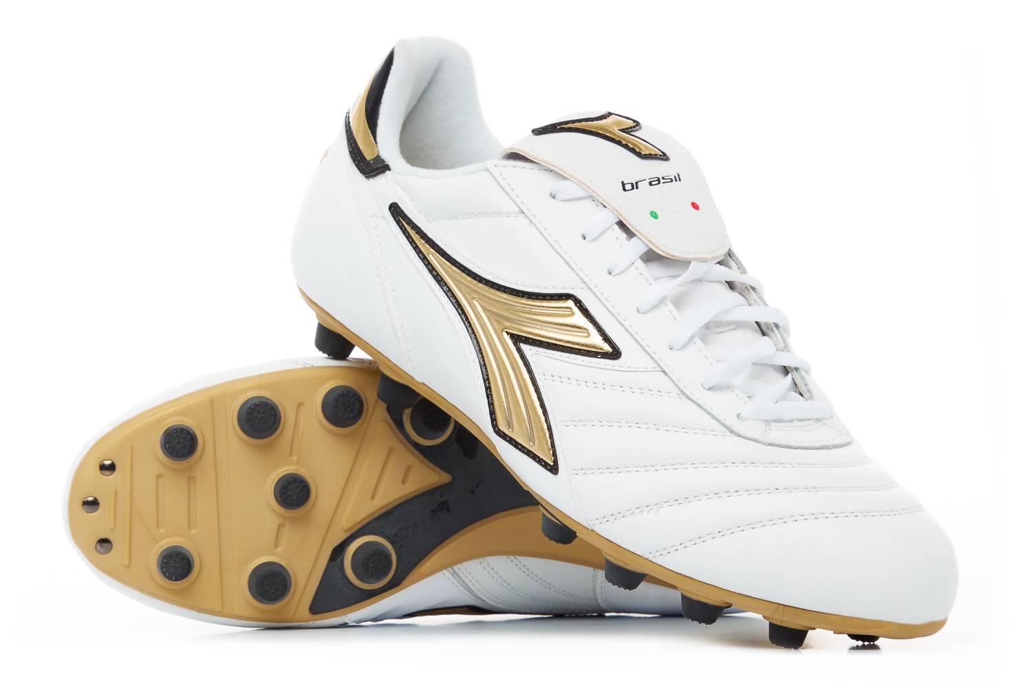 2009 Diadora Brasil Gold R MD PU Football Boots *In Box* FG 11