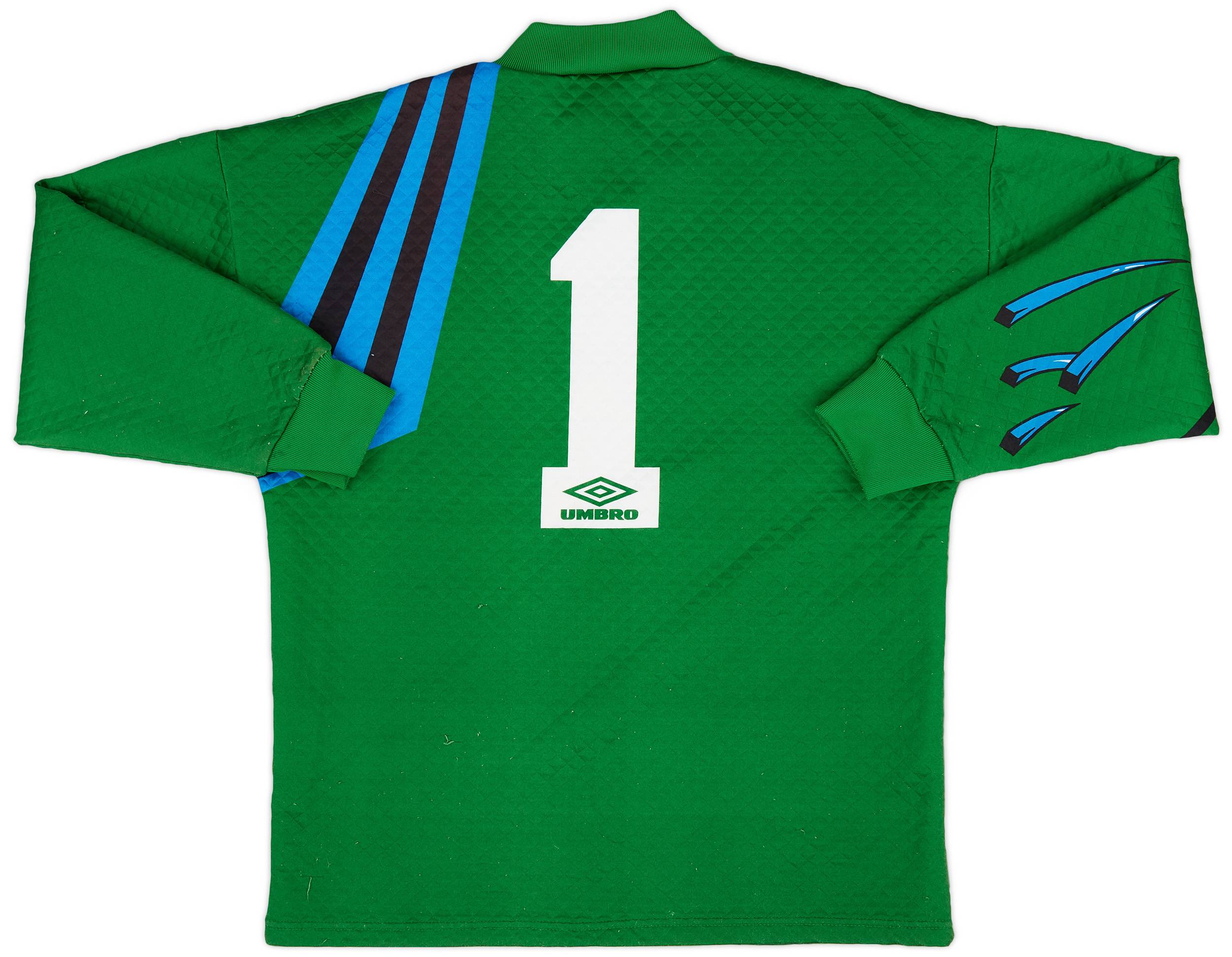 1992-93 Manchester United GK Shirt #1 (Schmeichel) - 8/10 - (S)