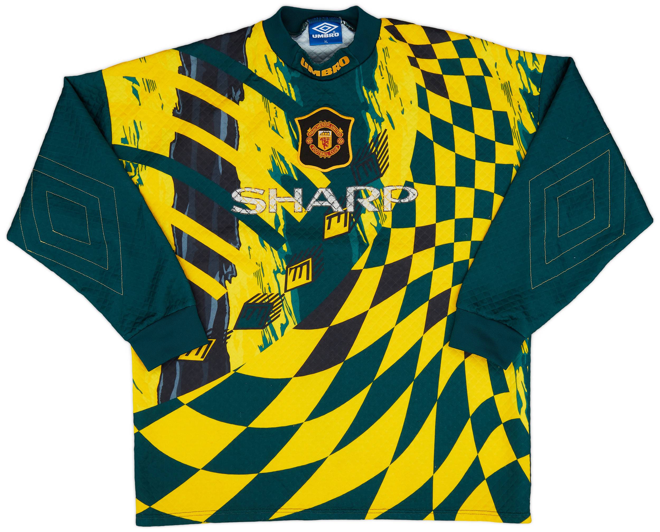 1994-96 Manchester United GK Shirt - 7/10 - (XL)