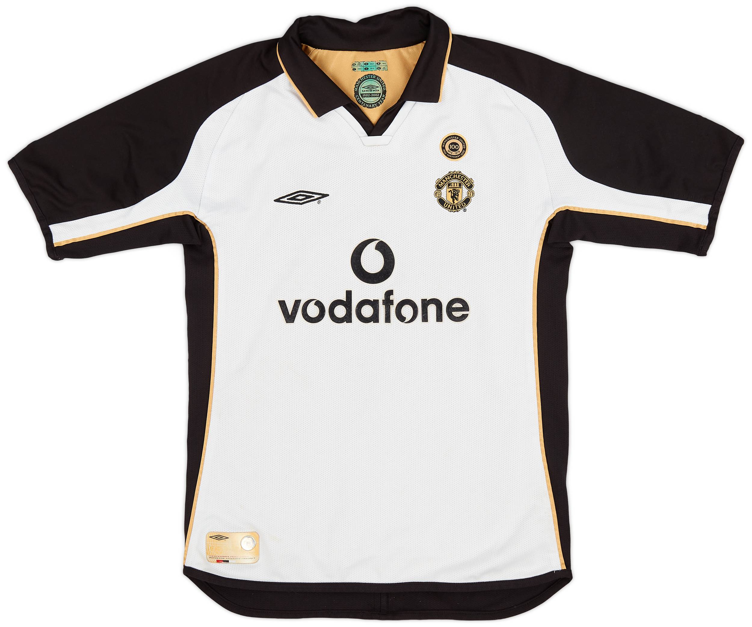 2001-02 Manchester United Centenary Away/Third Shirt - 7/10 - (M.Boys)
