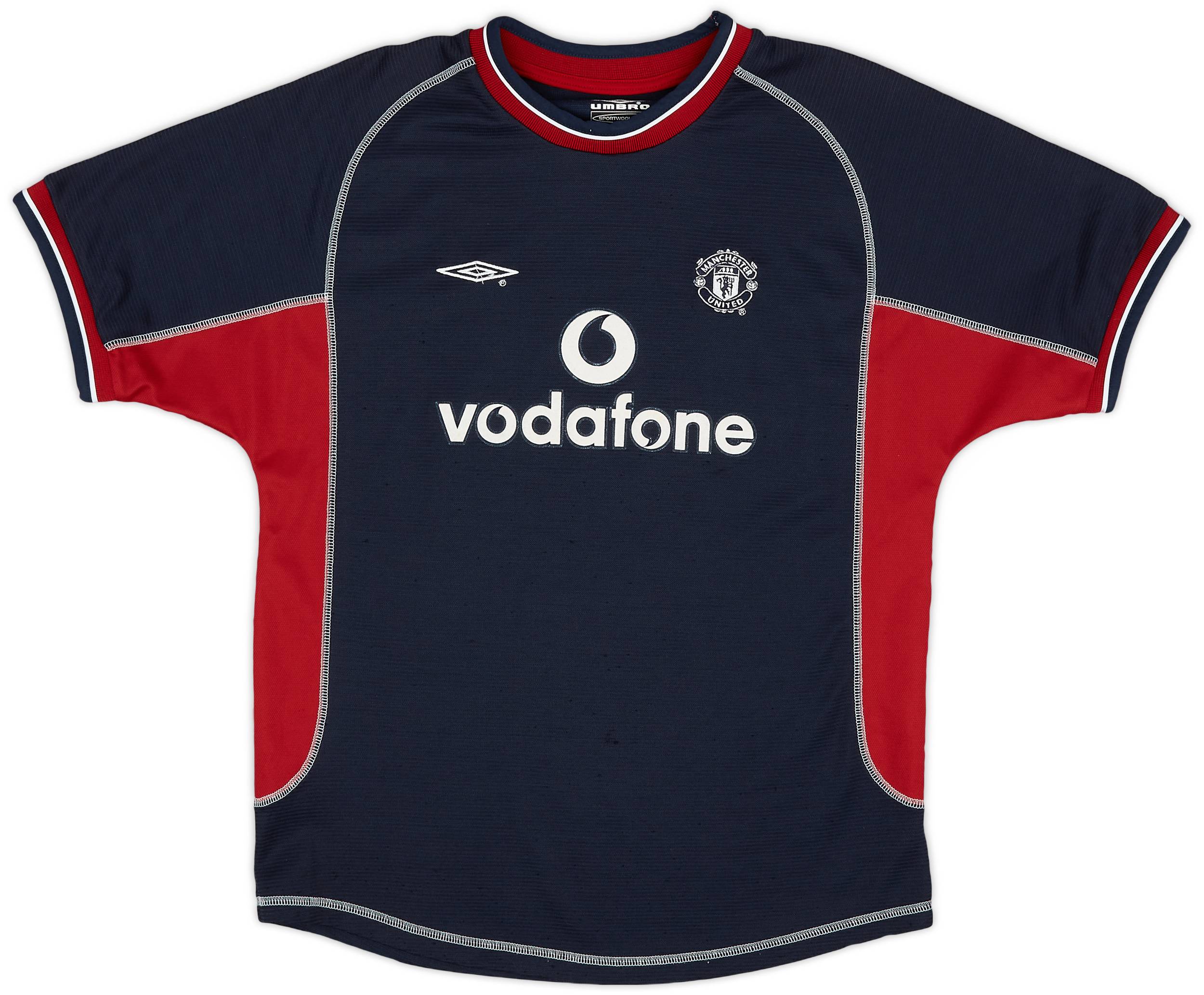 2000-01 Manchester United Third Shirt - 8/10 - (L.Boys)