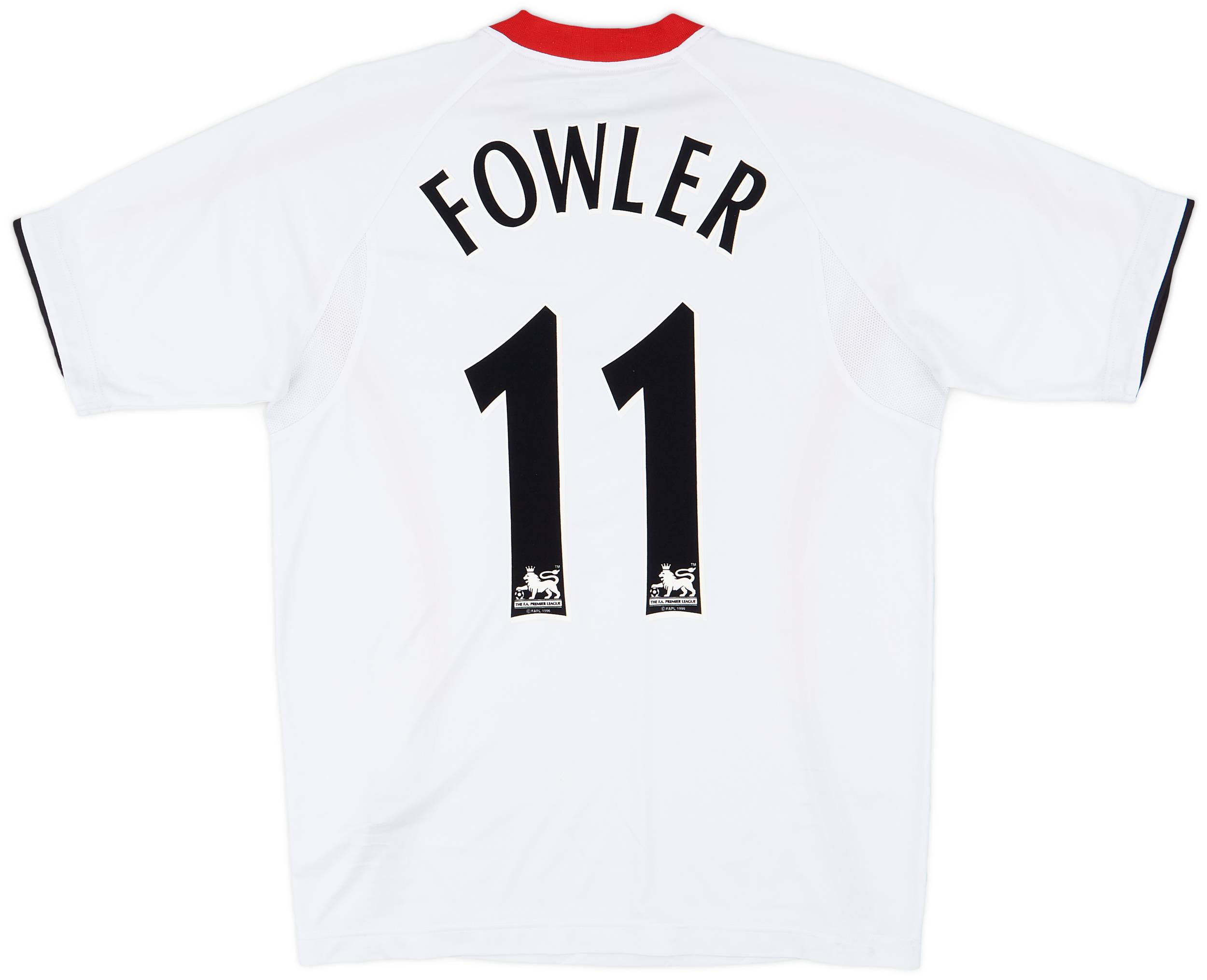 2005-06 Liverpool Away Shirt Fowler #11- 8/10 - (M)