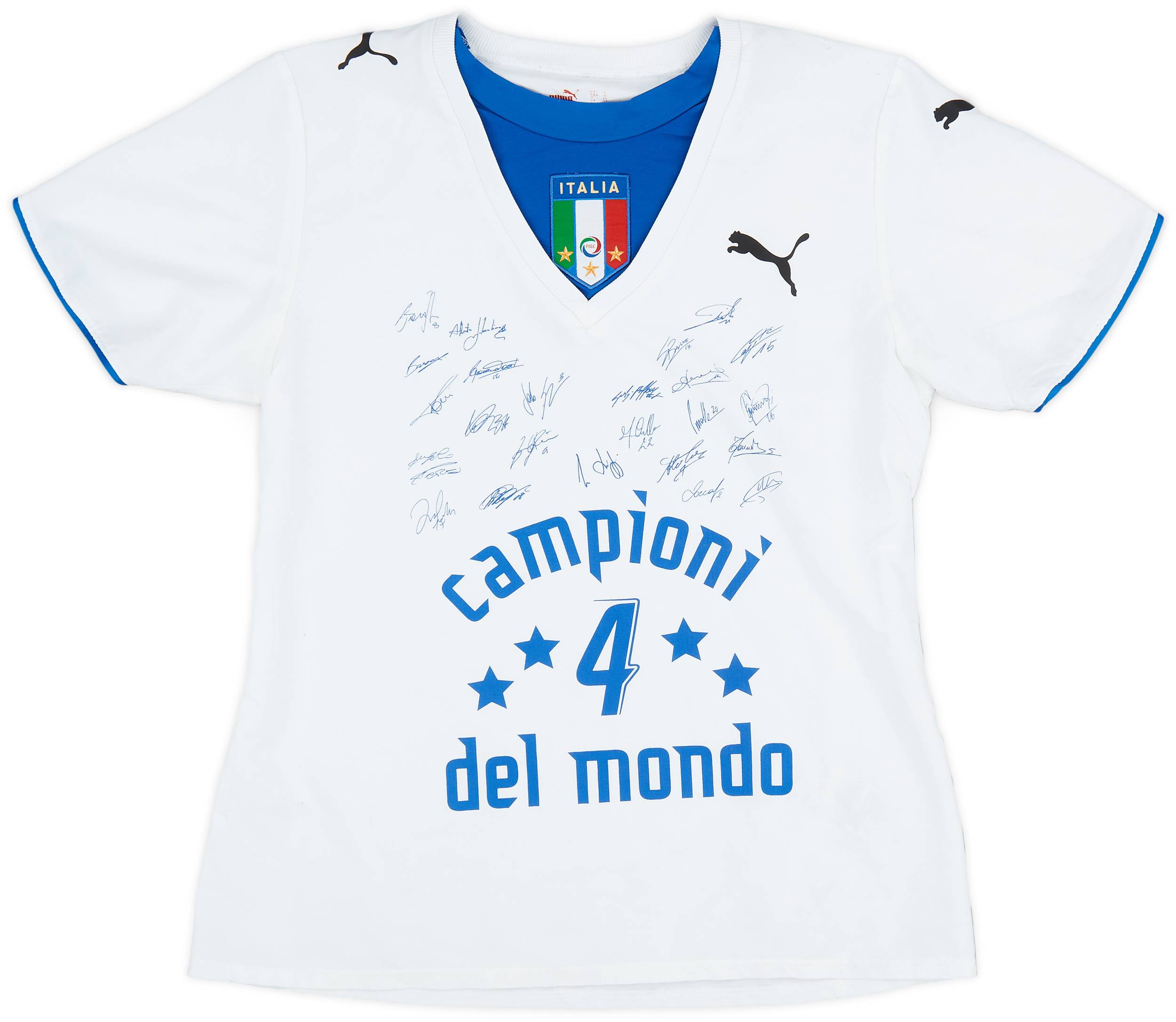 2006-07 Italy 'Campioni del Mondo' Away Shirt  - 9/10 - (Women&#039;s L)
