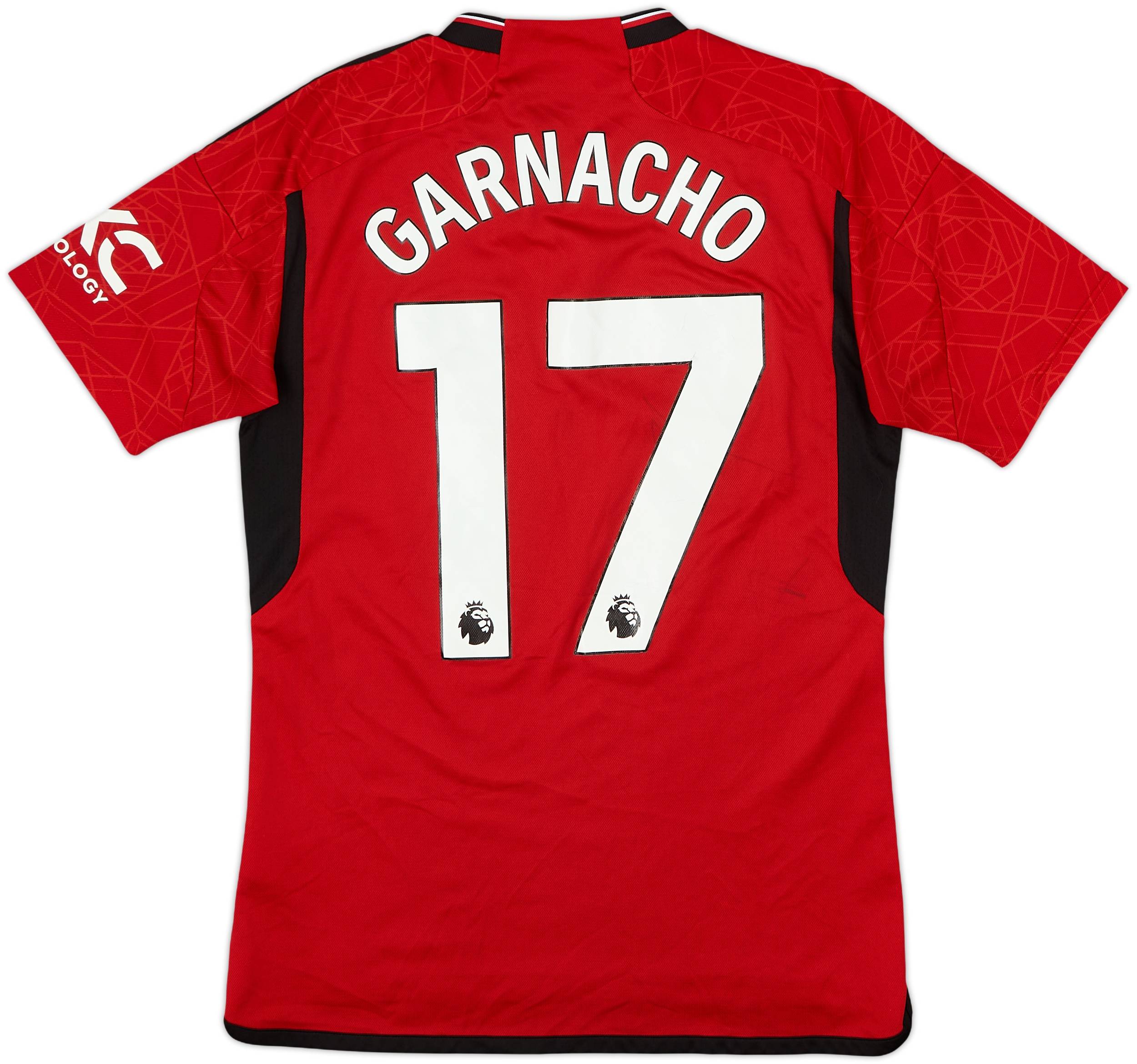 マンチェスター・ユナイテッド GARNACHO 17 シャツ 最終価格です！ 2023-24 Manchester United Home Shirt Garnacho #17 - 7/10 - (S)