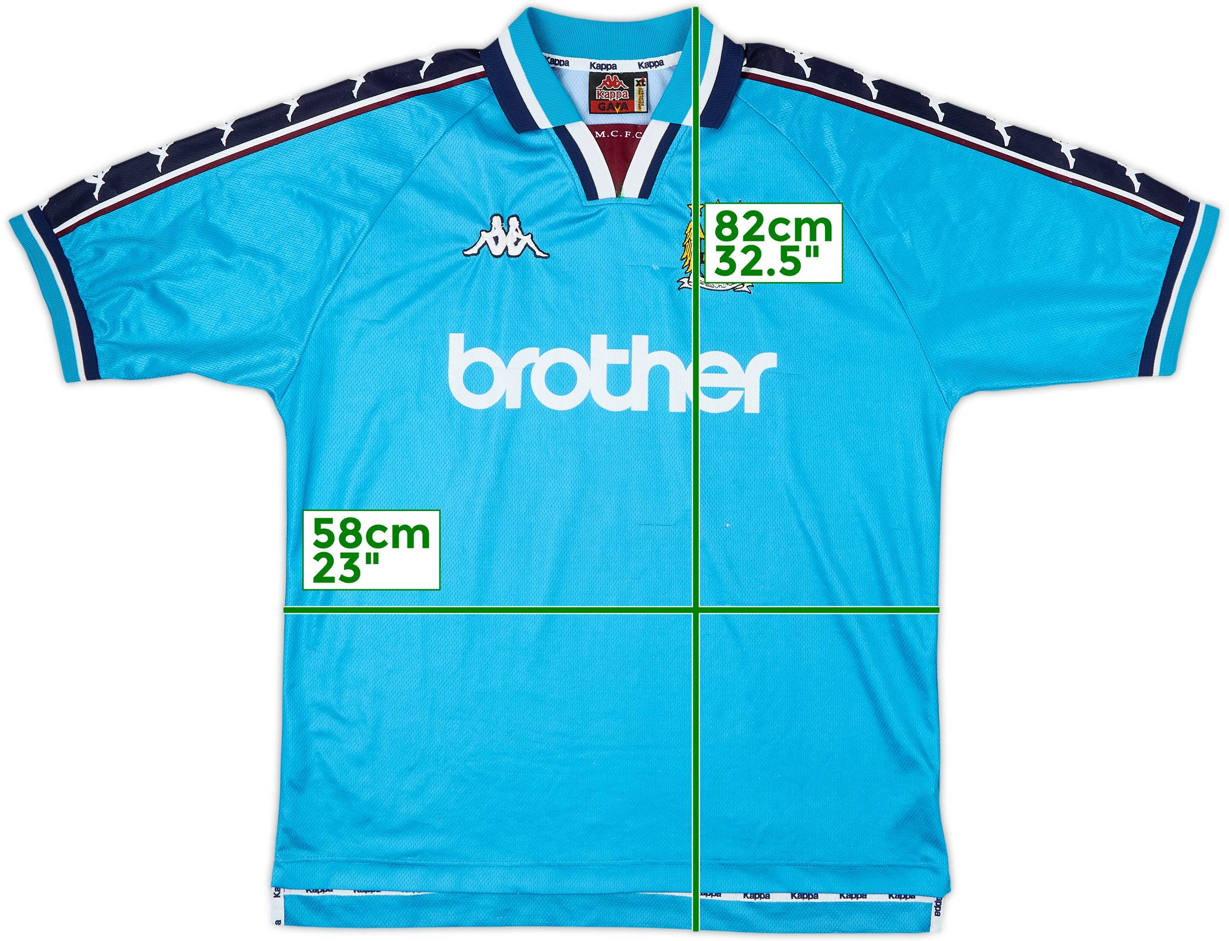 ウェア 1997-99 Manchester City  Shirt 1997-99 Manchester City Home Shirt - 10/10 - (XL)