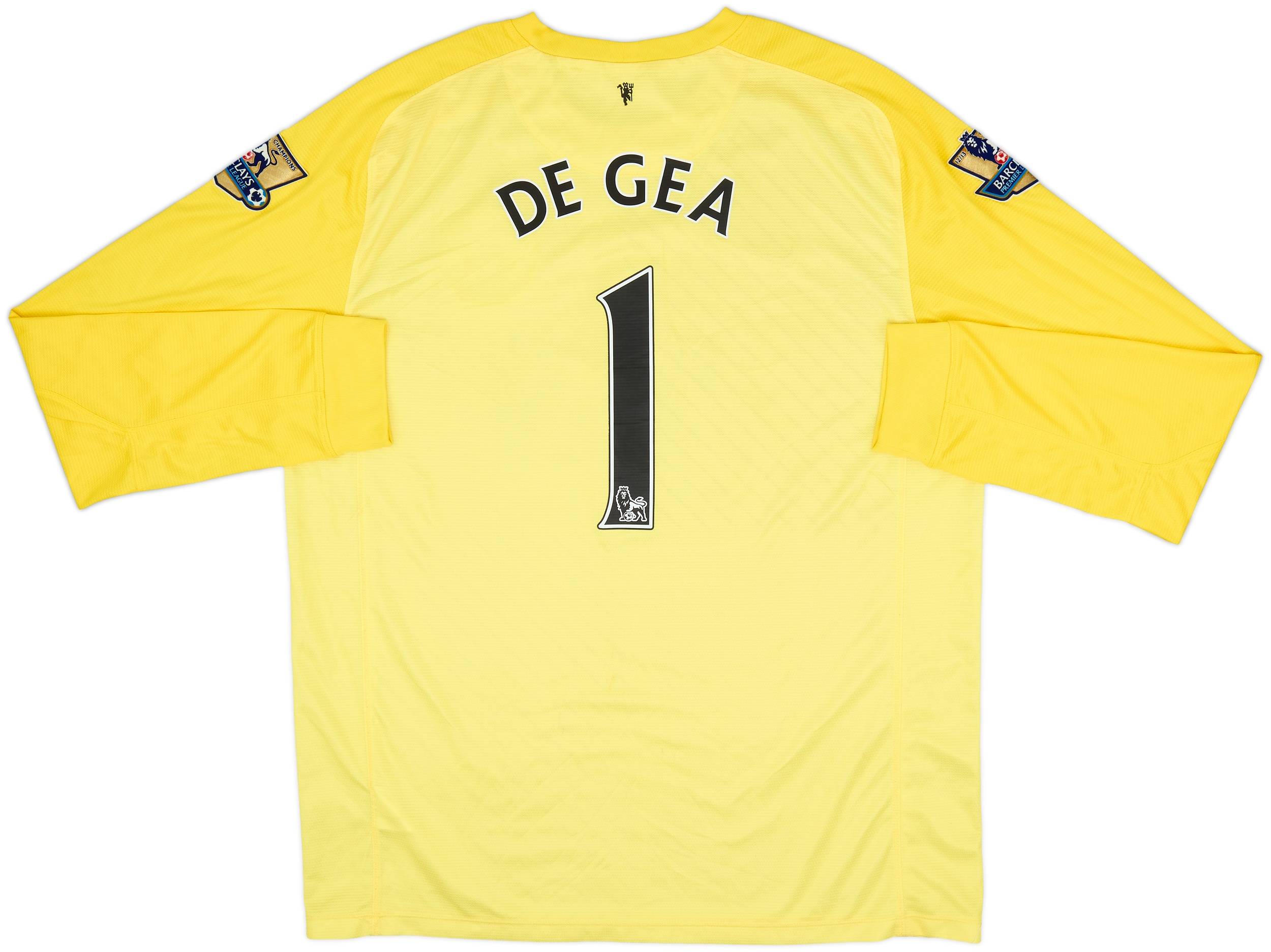 2013-14 Manchester United GK Shirt De Gea #1 - 7/10 - (XL)