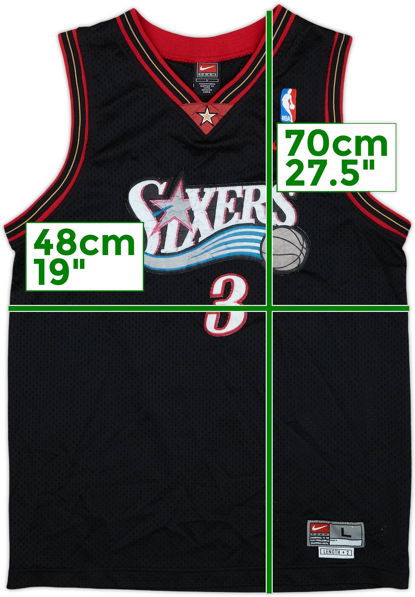 2000-04 Philadelphia 76ers Iverson #3 Nike Swingman Away Jersey