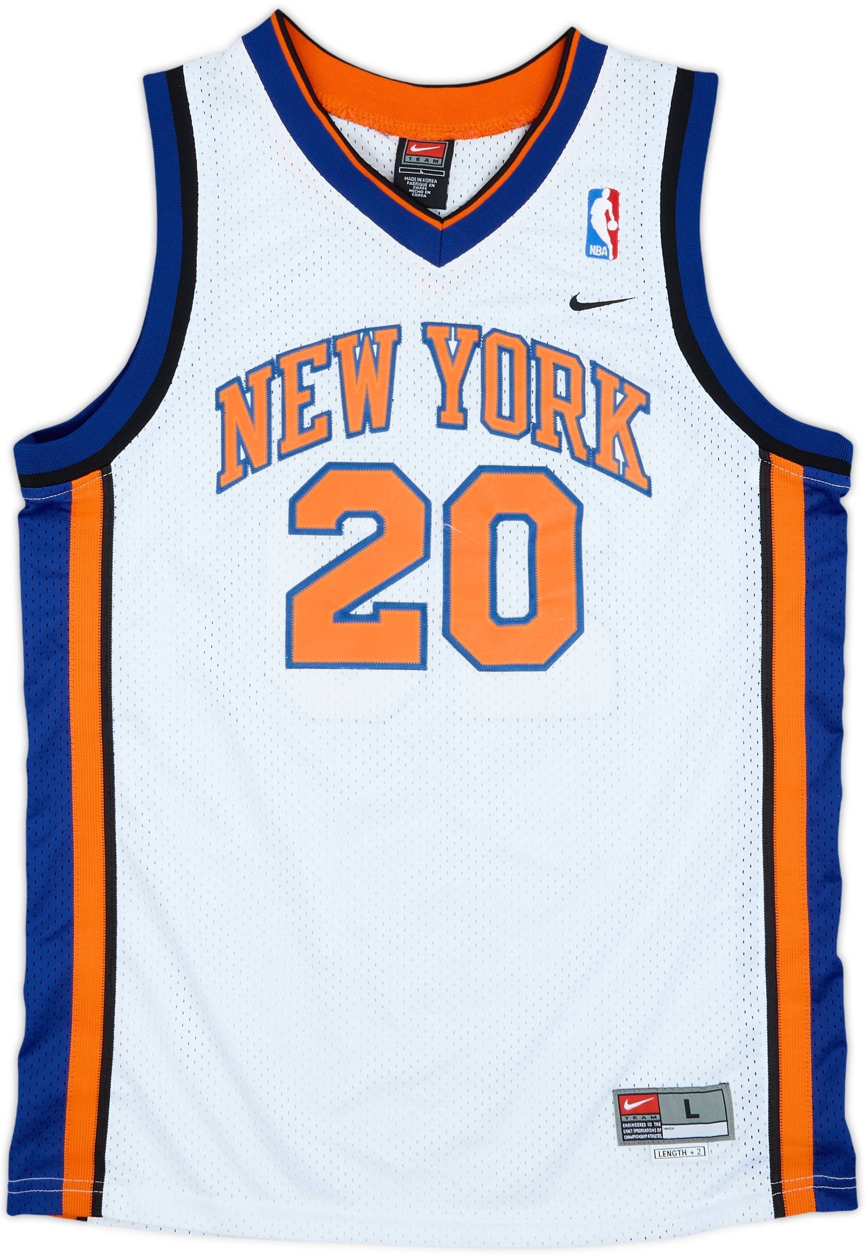 O*場様 NBA Nike ユニフォーム Swingman Jersey 2000-01 New York Knicks Houston #20 Nike Swingman Home Jersey - 8