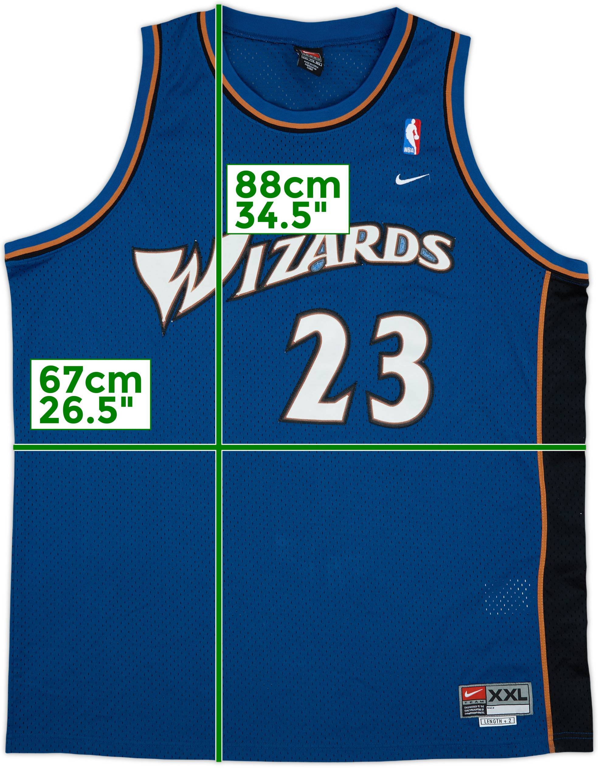 2001-03 Washington Wizards Jordan #23 Nike Swingman Away Jersey