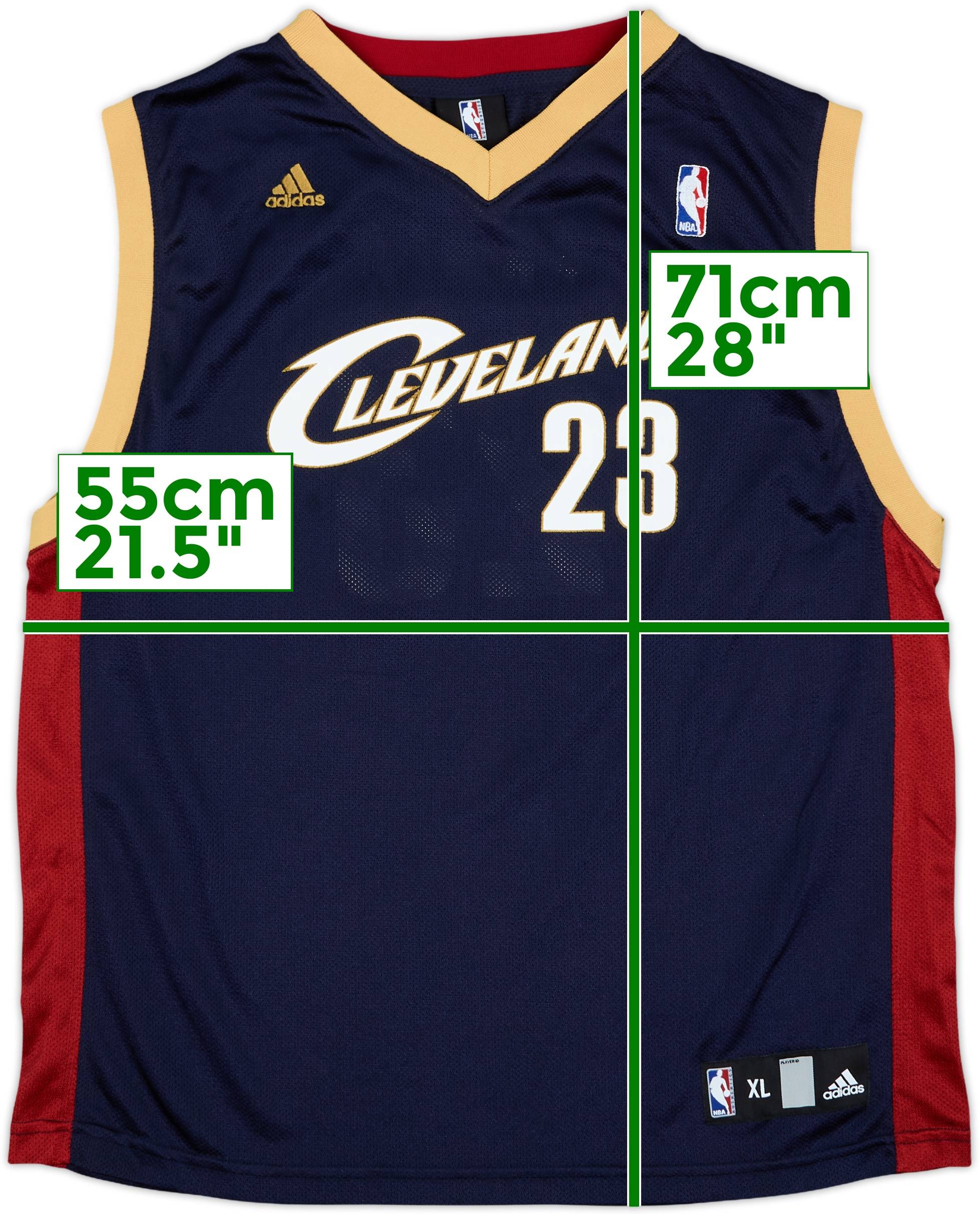 2006-10 Cleveland Cavaliers James #23 adidas Alternate Jersey - 9