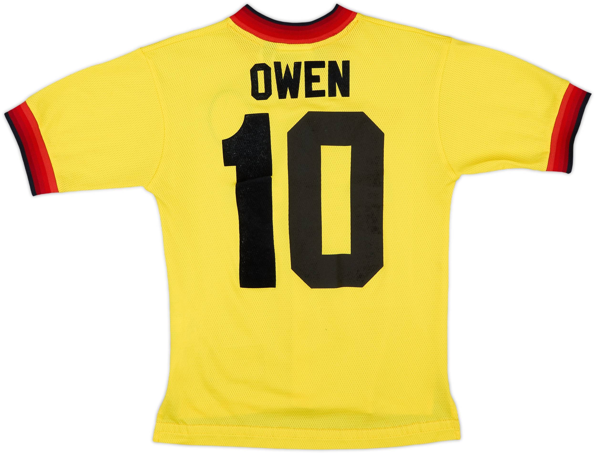 1997-99 Liverpool Away Shirt Owen #10 - 5/10 - (M.Boys)