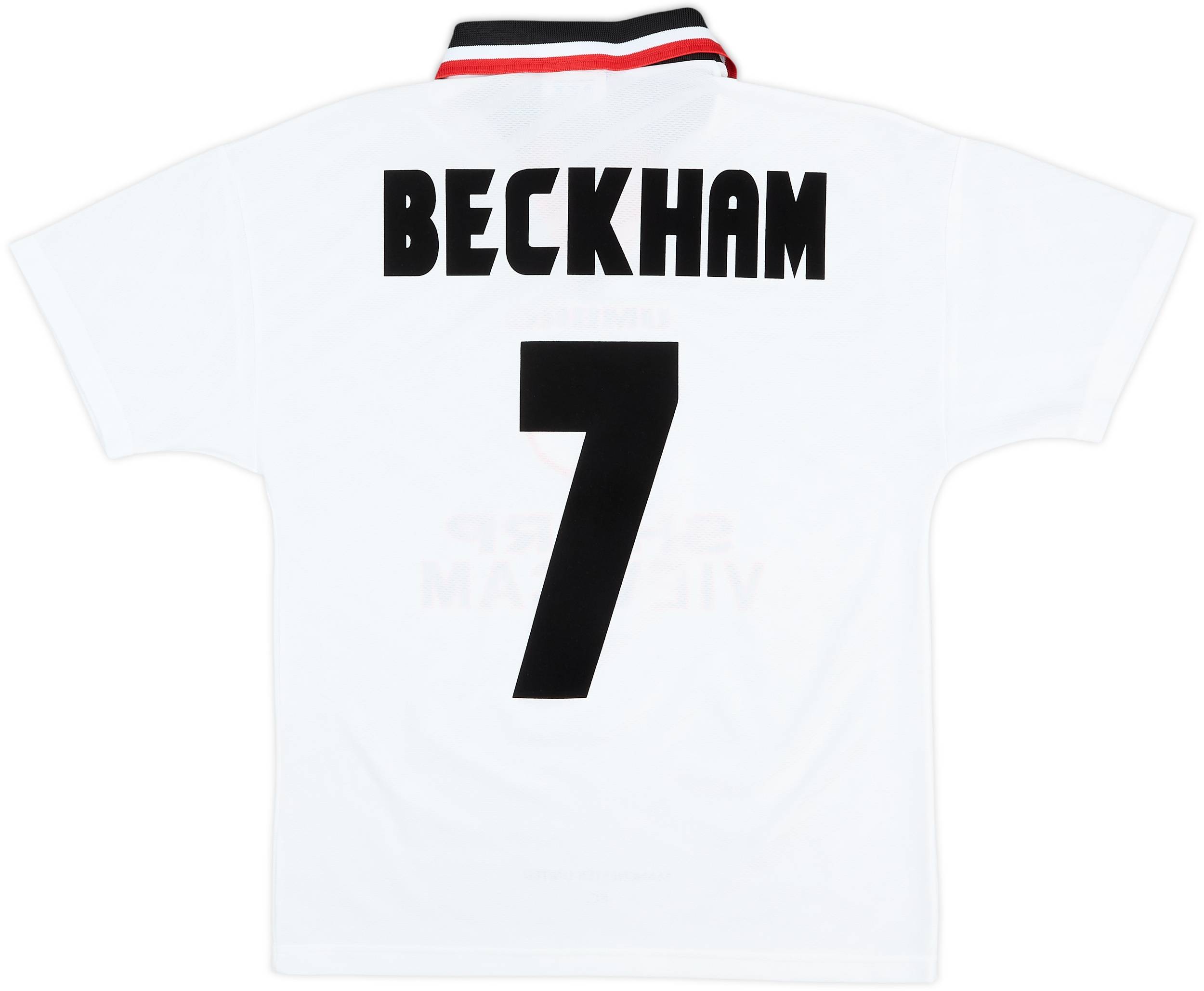 1997-99 Manchester United Away Shirt Beckham #7 - 9/10 - (Y)