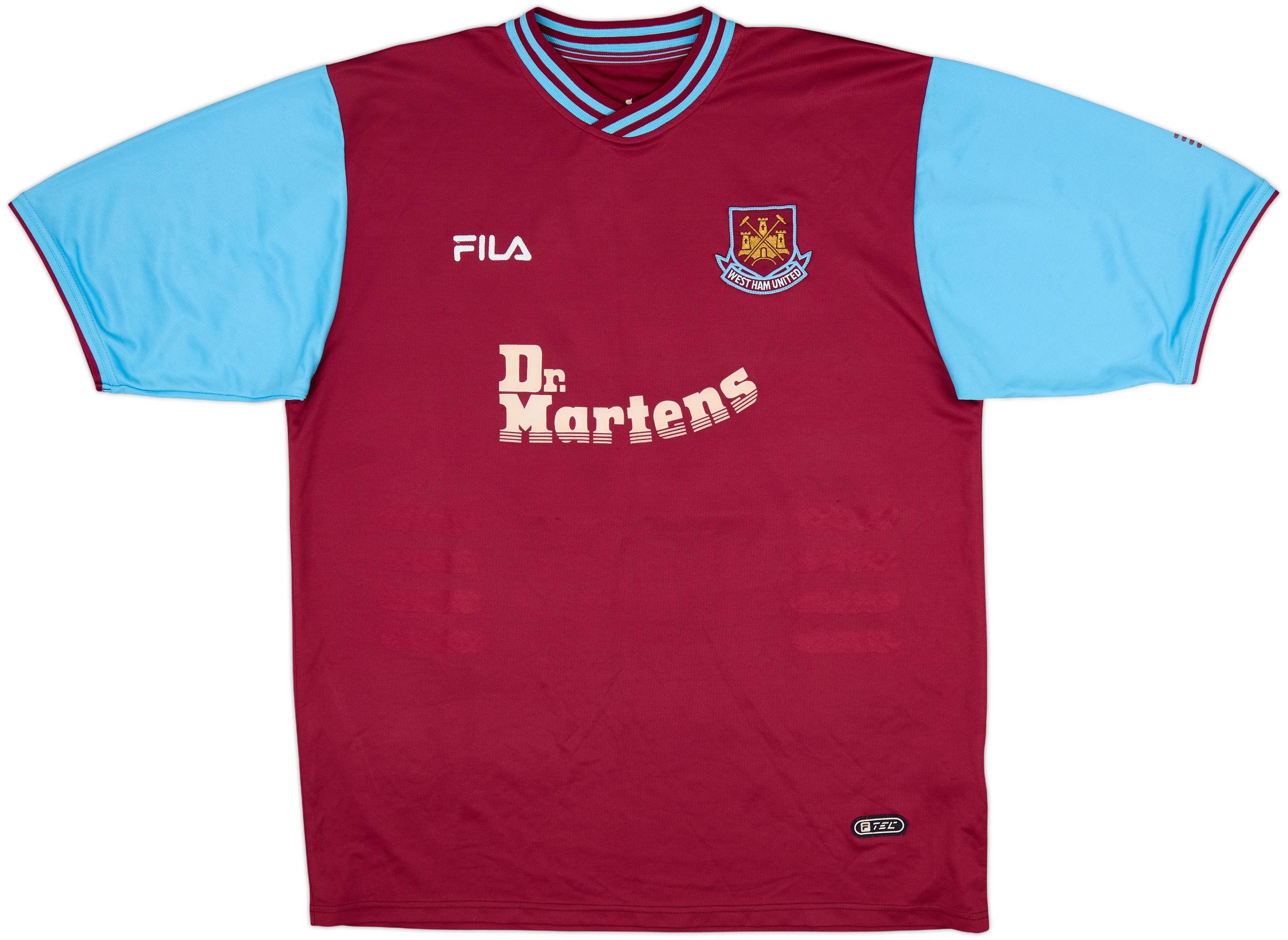 2001-03 West Ham Home Shirt Cole #26 - 8/10 - (XL)