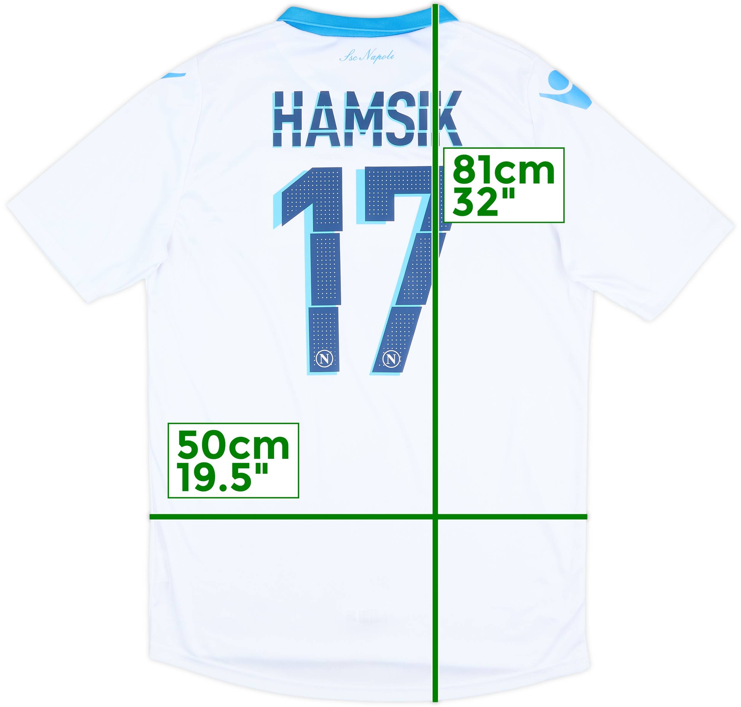 2014-15 Napoli Third Shirt Hamsik #17 - 10/10 - (XL)
