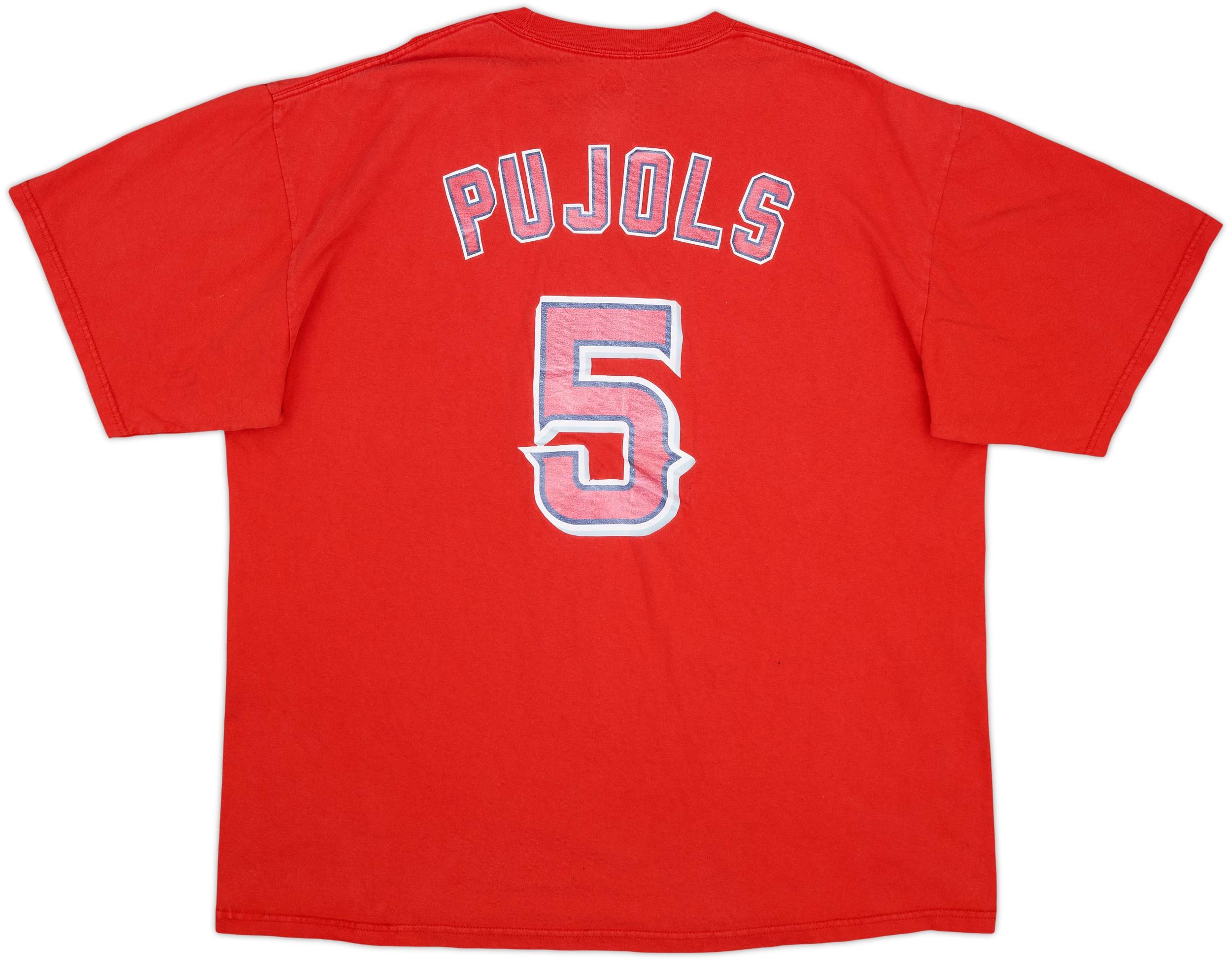 2012 LA Angels Pujols #5 Majestic Tee - 5/10 - (XL)