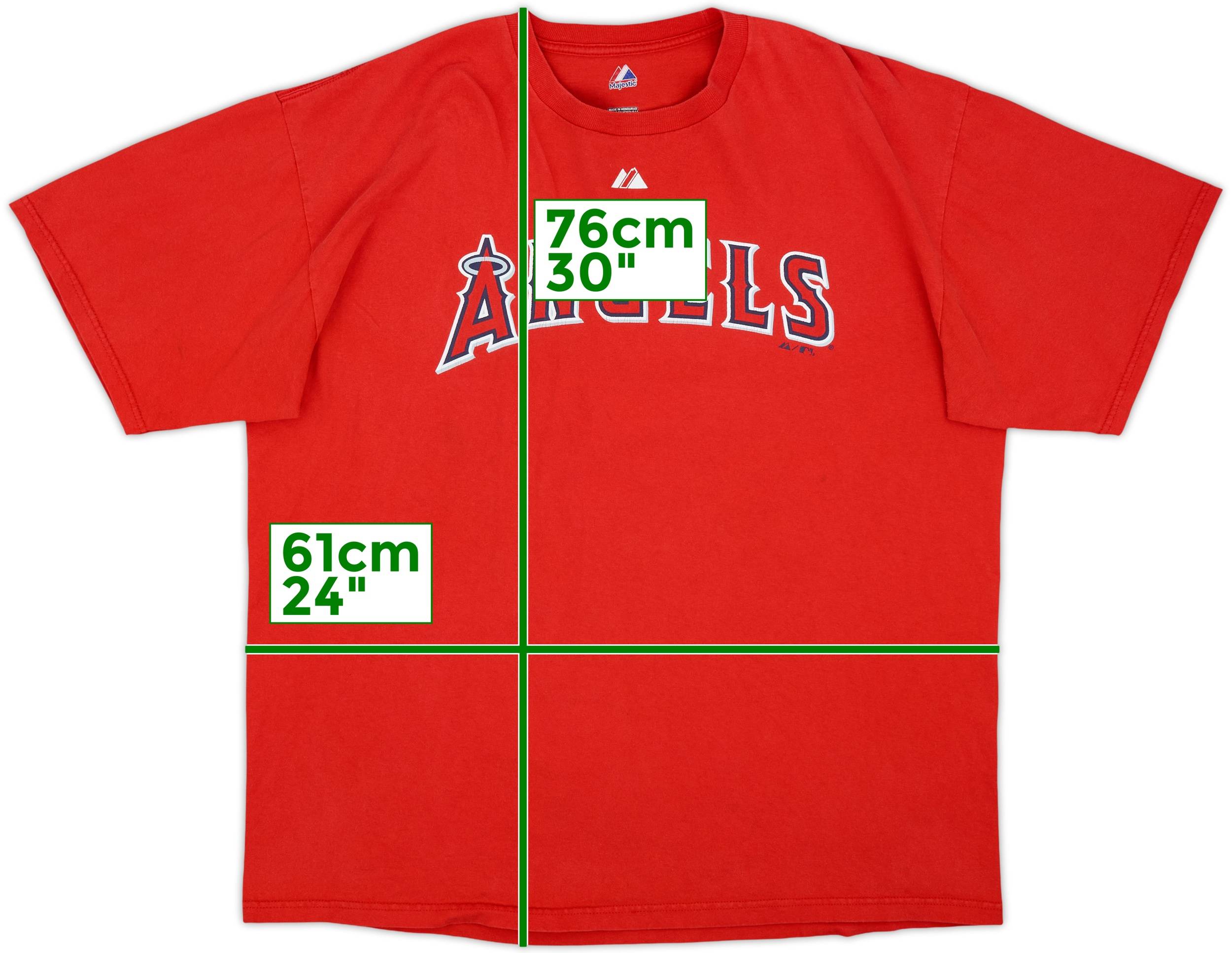 2012 LA Angels Pujols #5 Majestic Tee - 5/10 - (XL)
