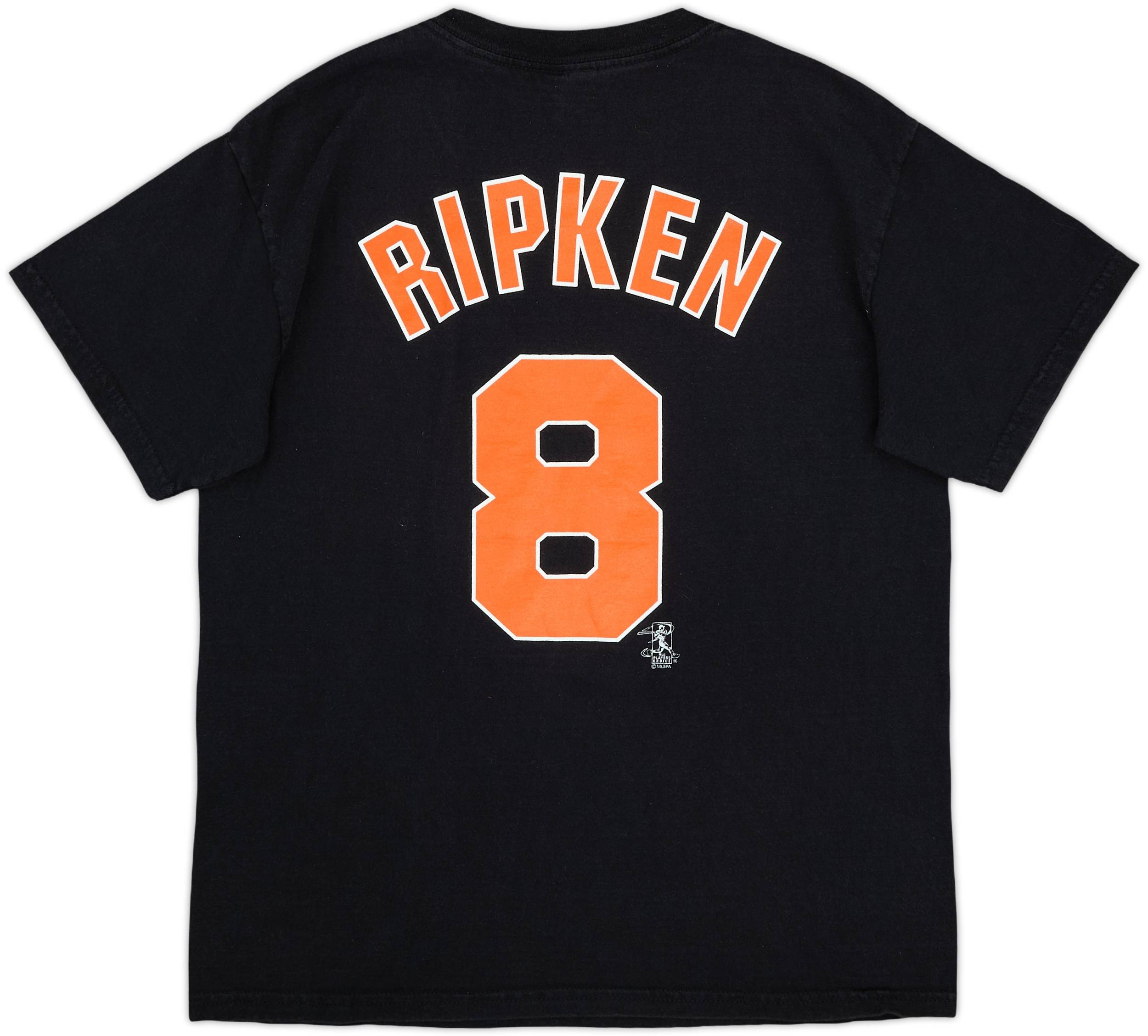 2001 Baltimore Orioles Ripken #8 Majestic Tee - 8/10 - (M)