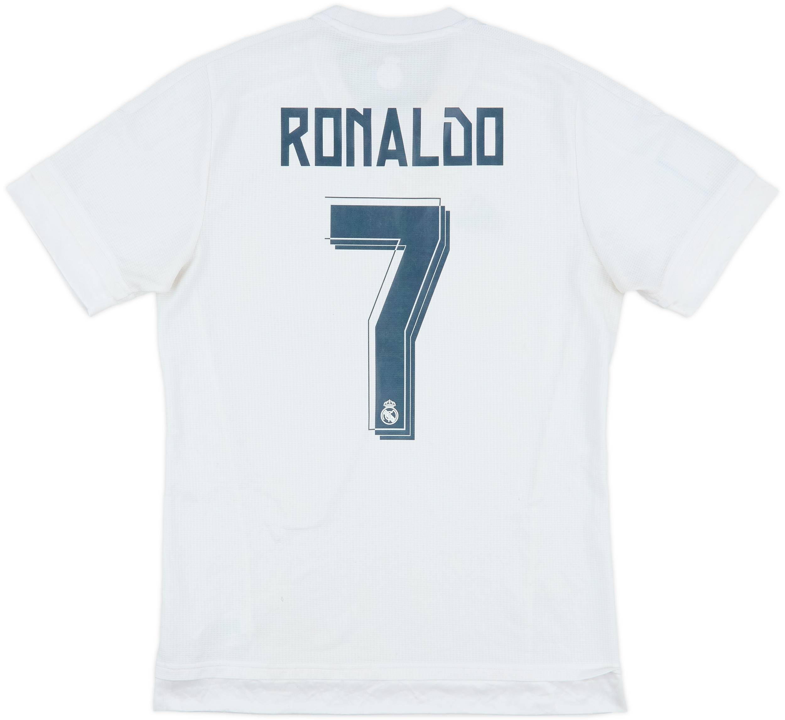2015-16 Real Madrid Home Shirt Ronaldo #7 - 4/10 - (M)