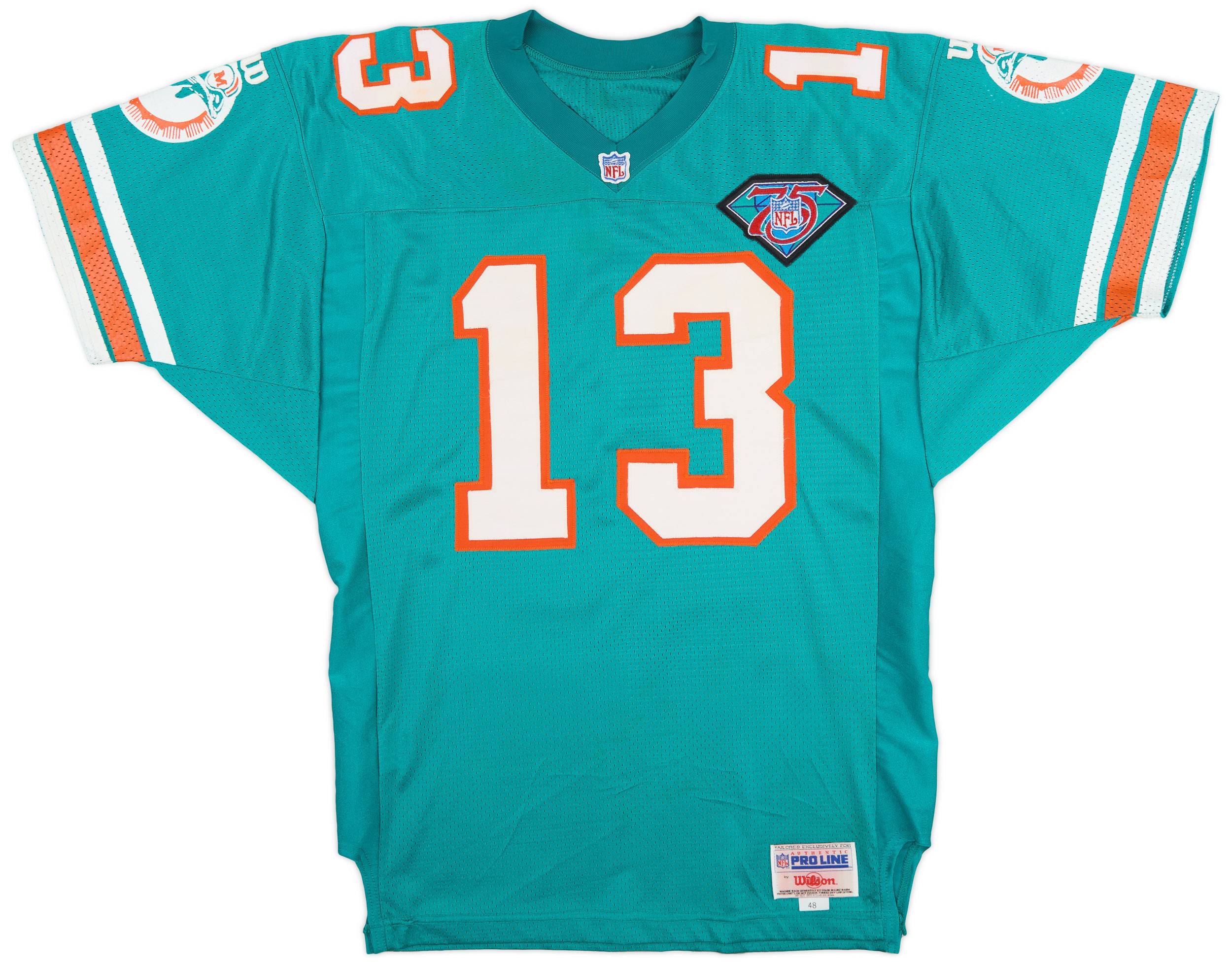 1994 Miami reputable Dolphins Marino 13 Wilson