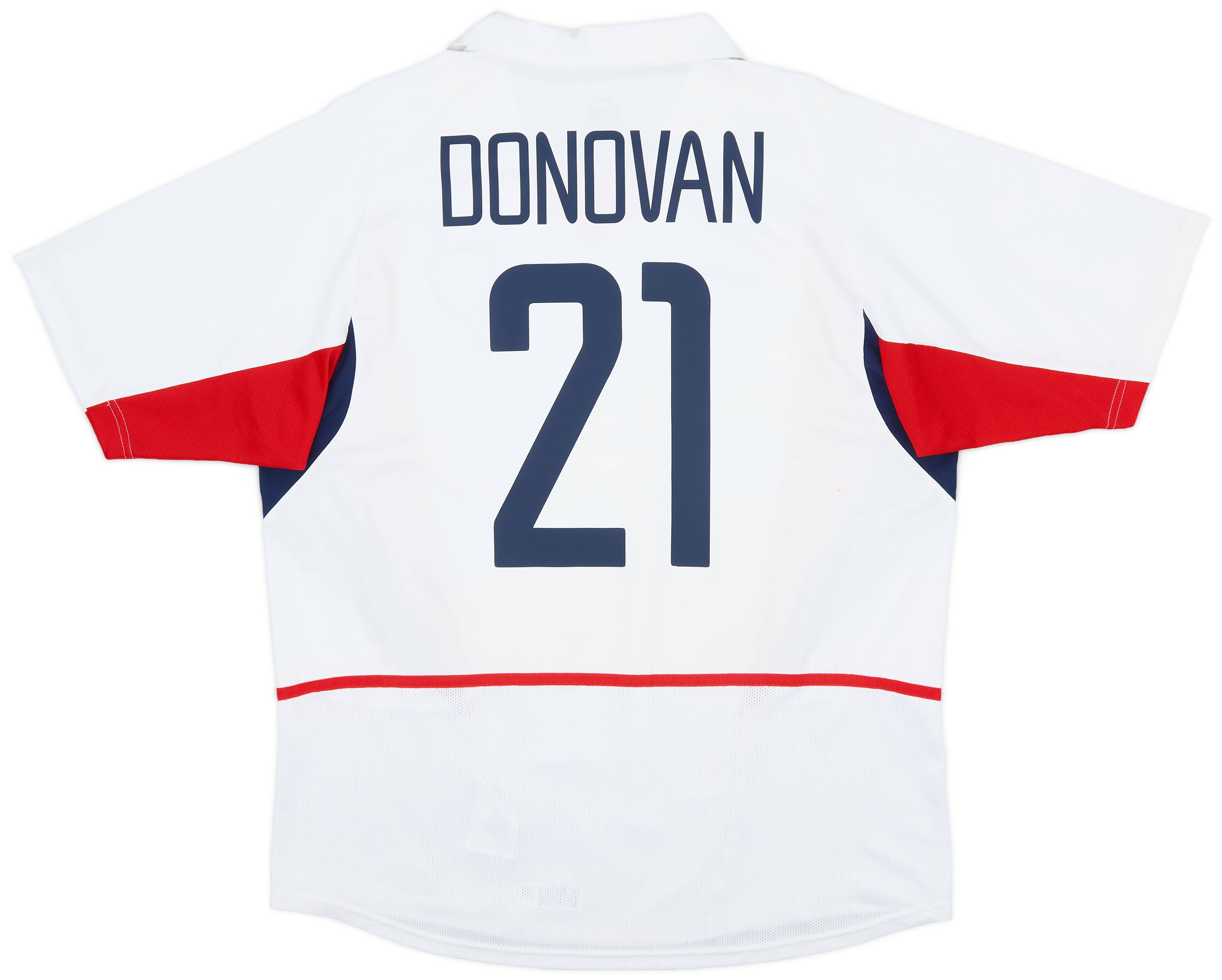 2002-03 USA Player Issue Home Shirt Donovan #21 - 6/10 - (S)