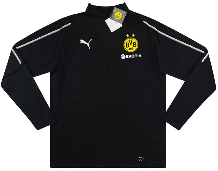 2018-19 Borussia Dortmund Puma 1/2 Zip Training Top