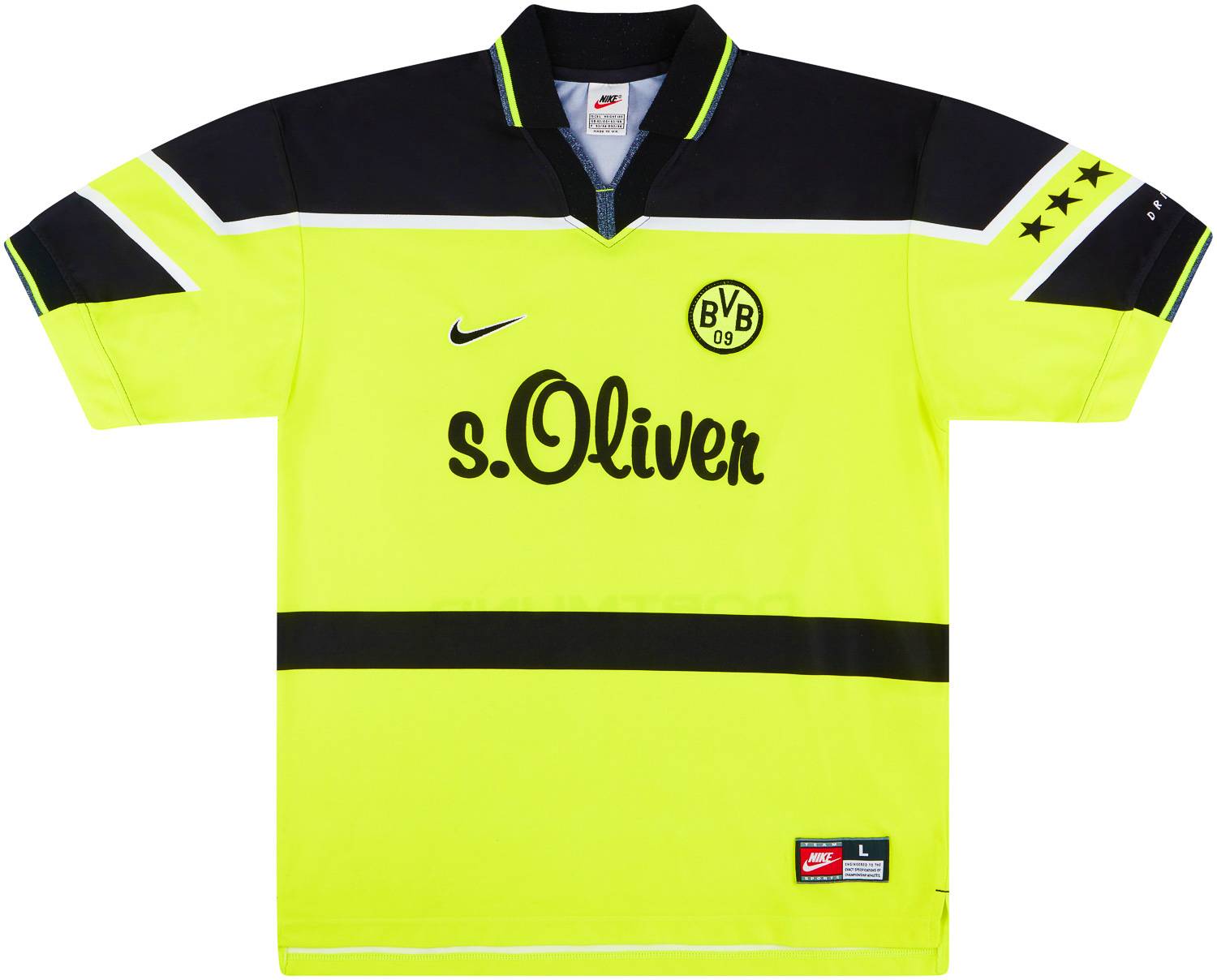 1997-98 Borussia Dortmund Home Shirt Decheiver #24 - 8/10 - (L)