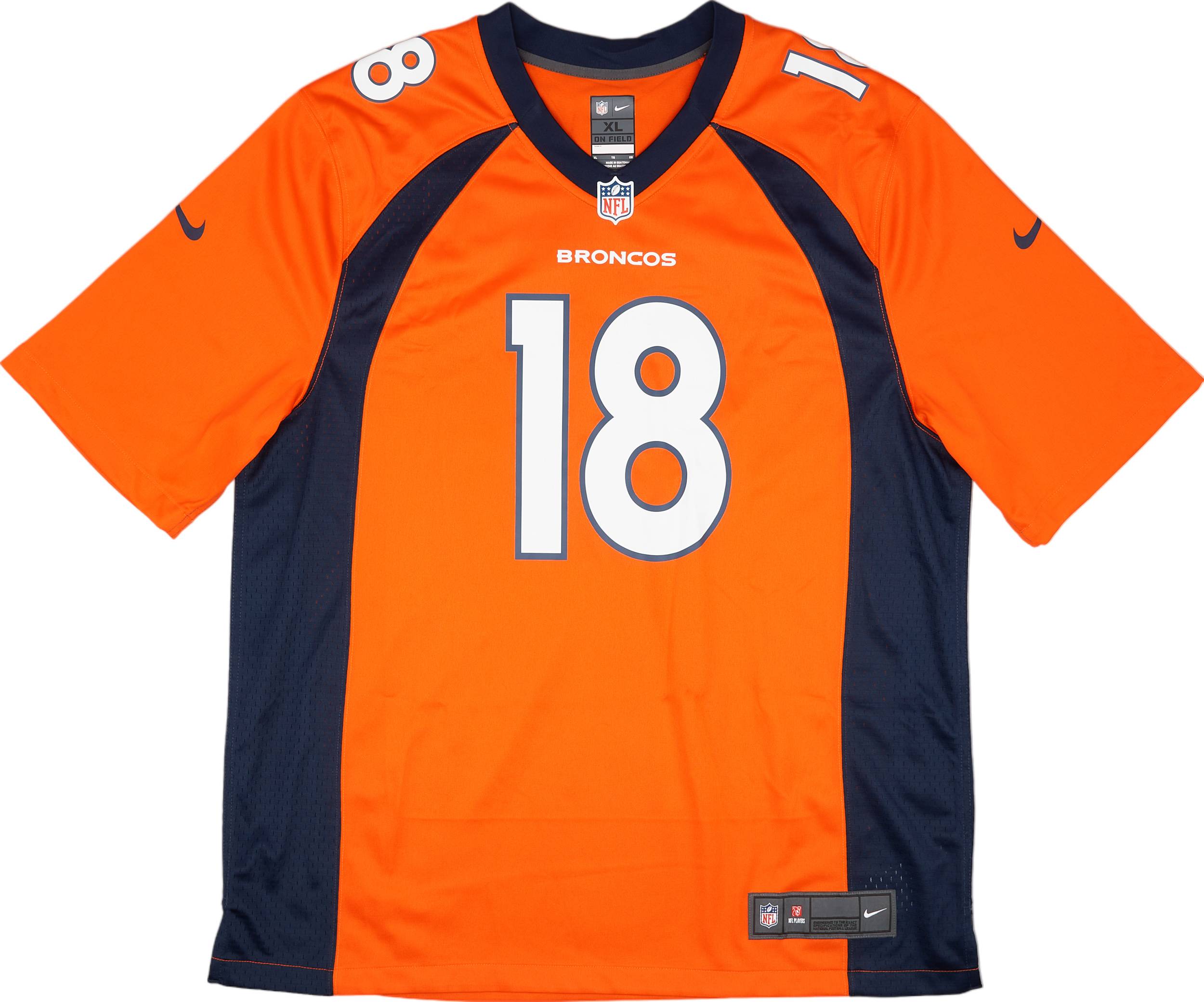 2013 15 Denver Broncos Manning 18 Nike Game Home Jersey Excellent XL