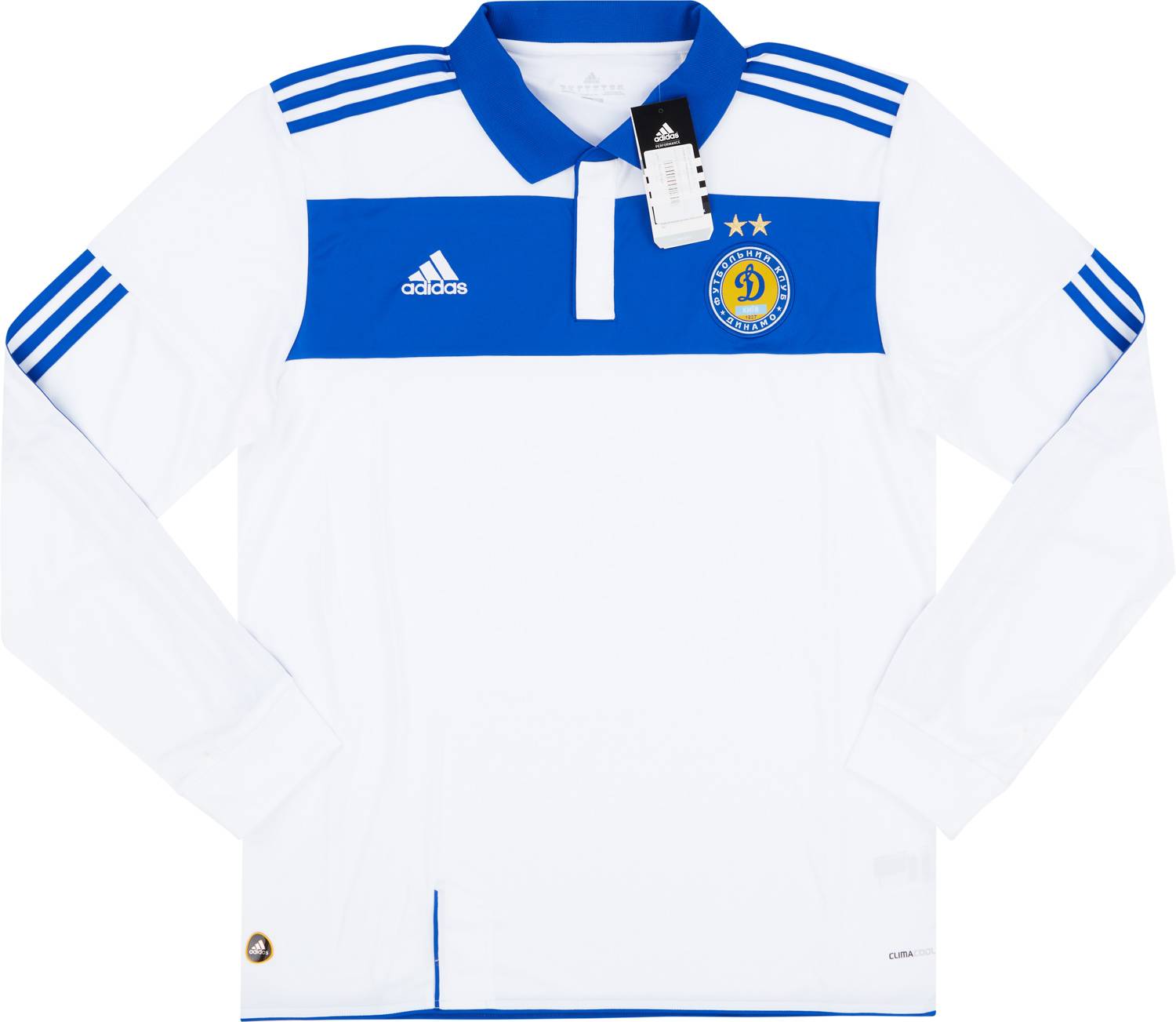 2010-11 Dynamo Kyiv Player Issue Home L/S Shirt (XL)