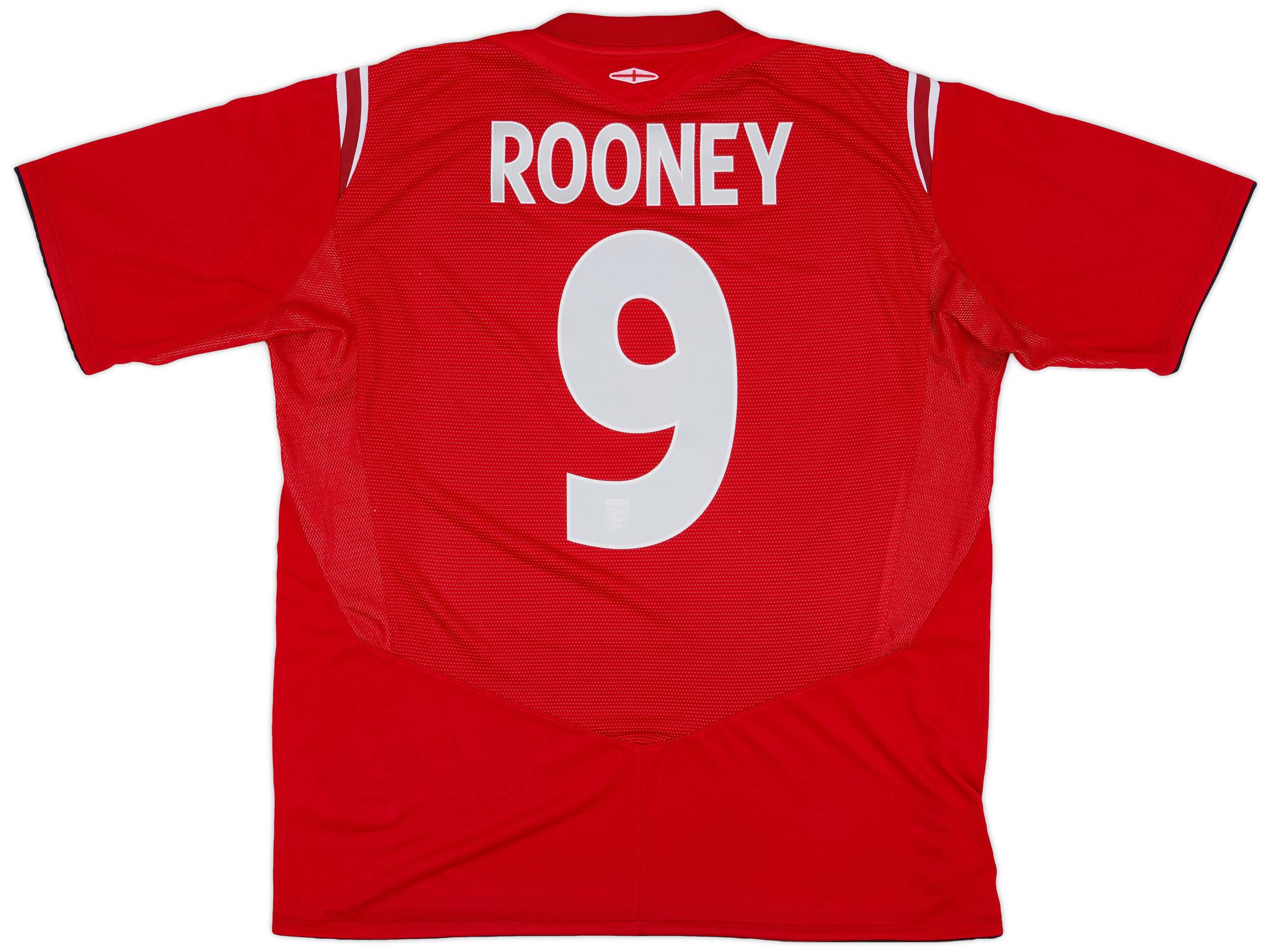 2004-06 England Away Shirt Rooney #9 - 8/10 - (XL)