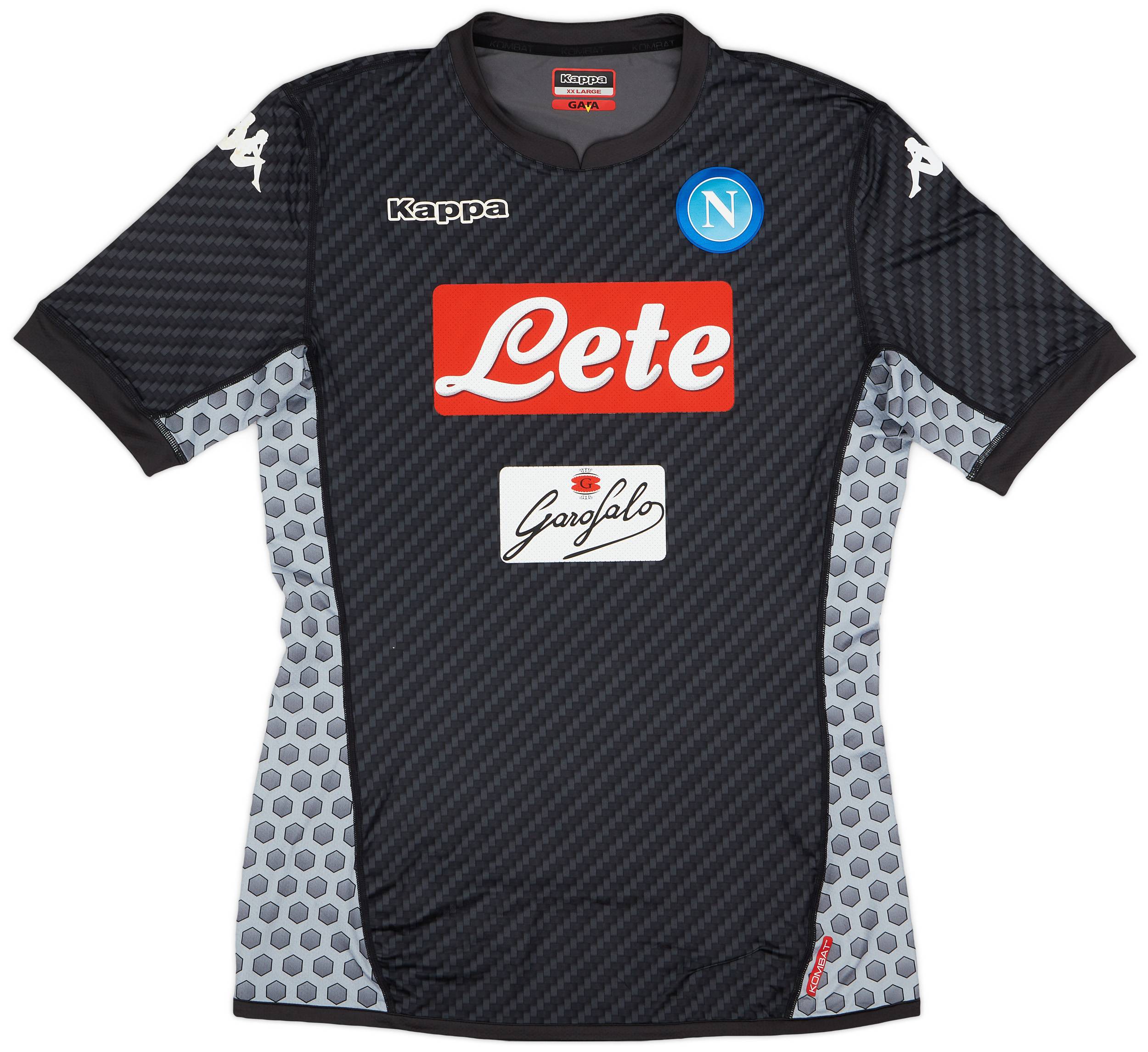 2017-18 Napoli Fourth Shirt - 7/10 - (XXL)