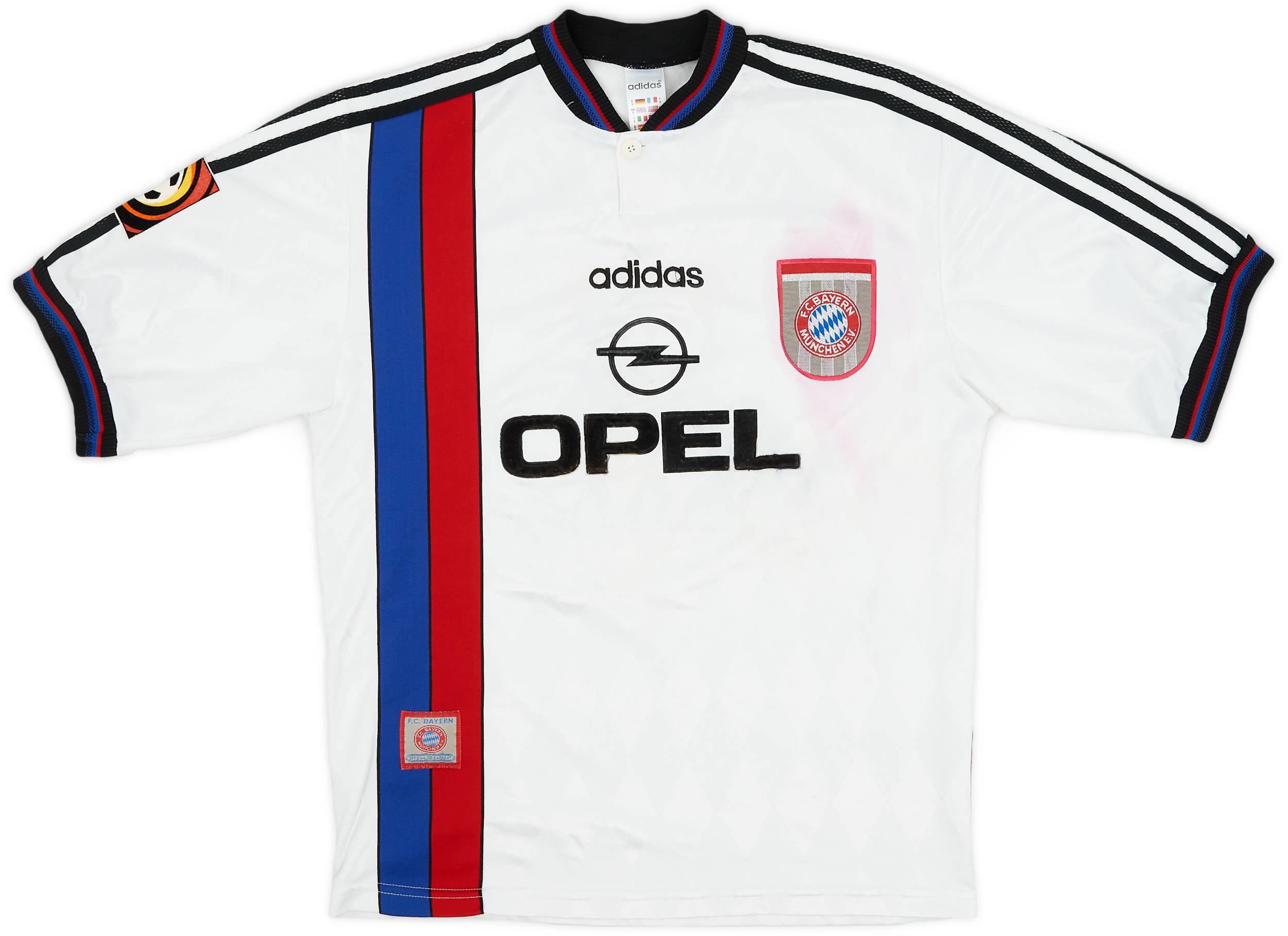 1996-98 Bayern Munich Away Shirt Basler #13 - 5/10 - (S)