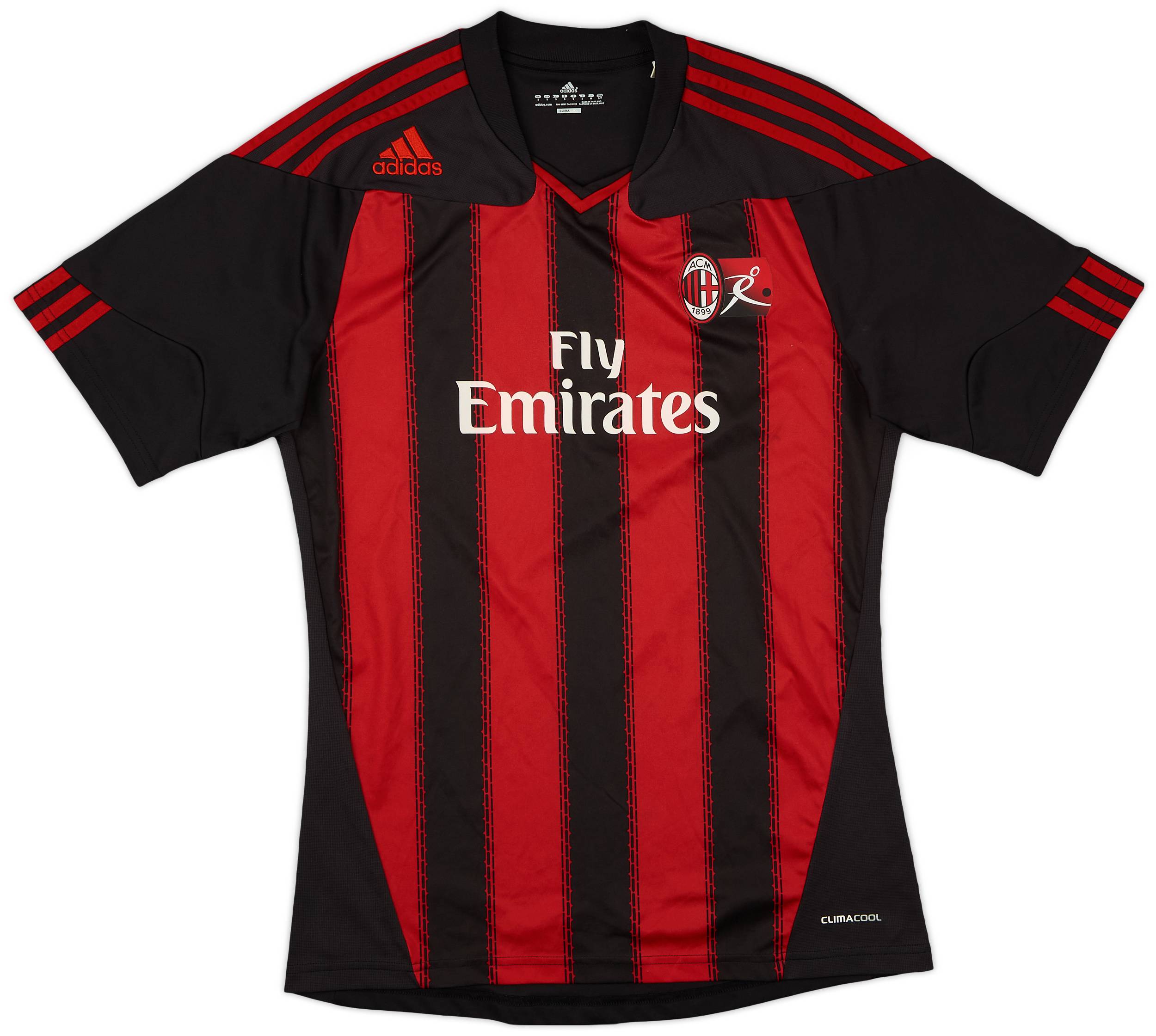 2011-12 AC Milan adidas Academy Home/Training Shirt - 7/10 - (S)