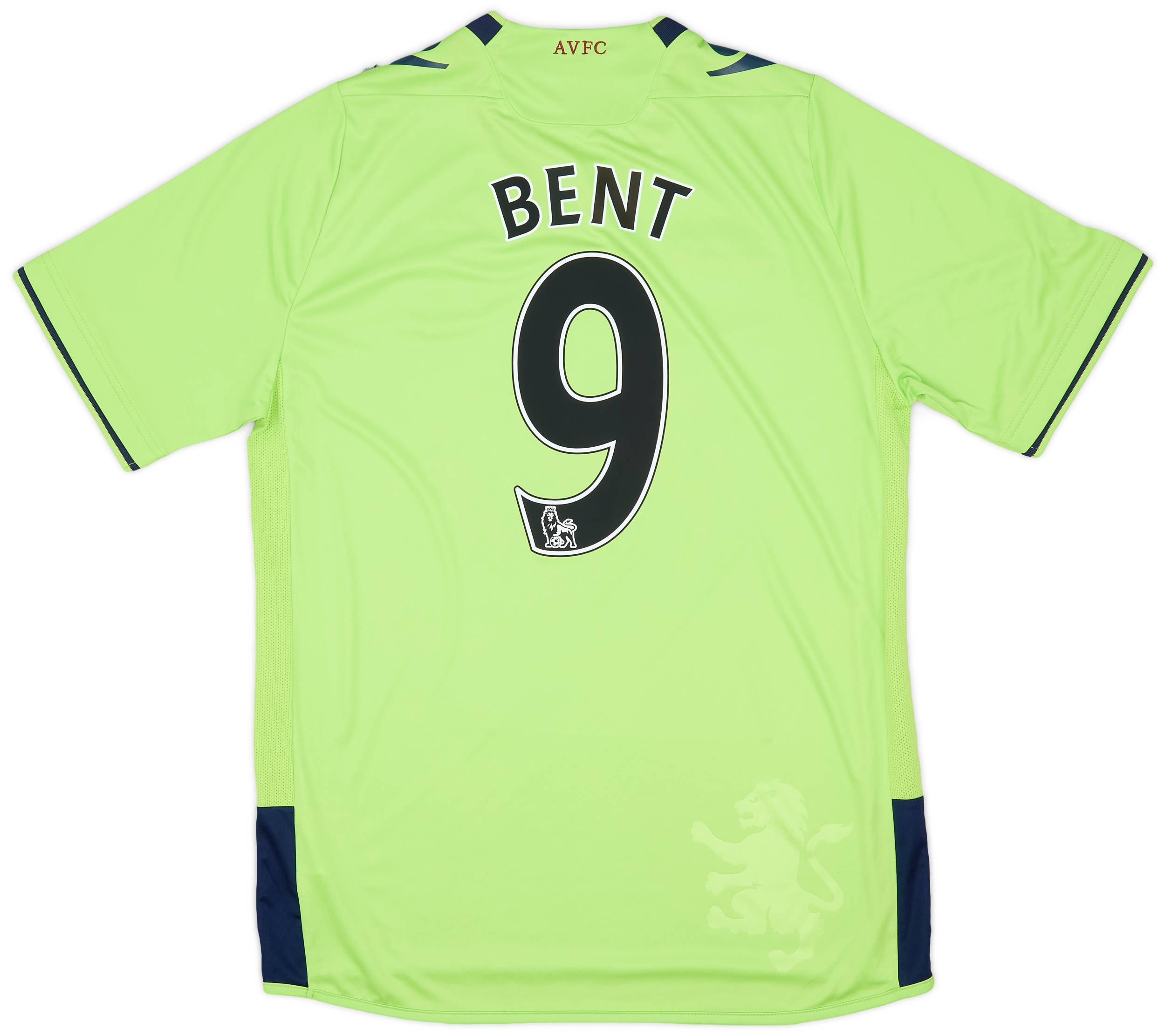 2012-13 Aston Villa Away Shirt Bent #9 - 9/10 - (S)