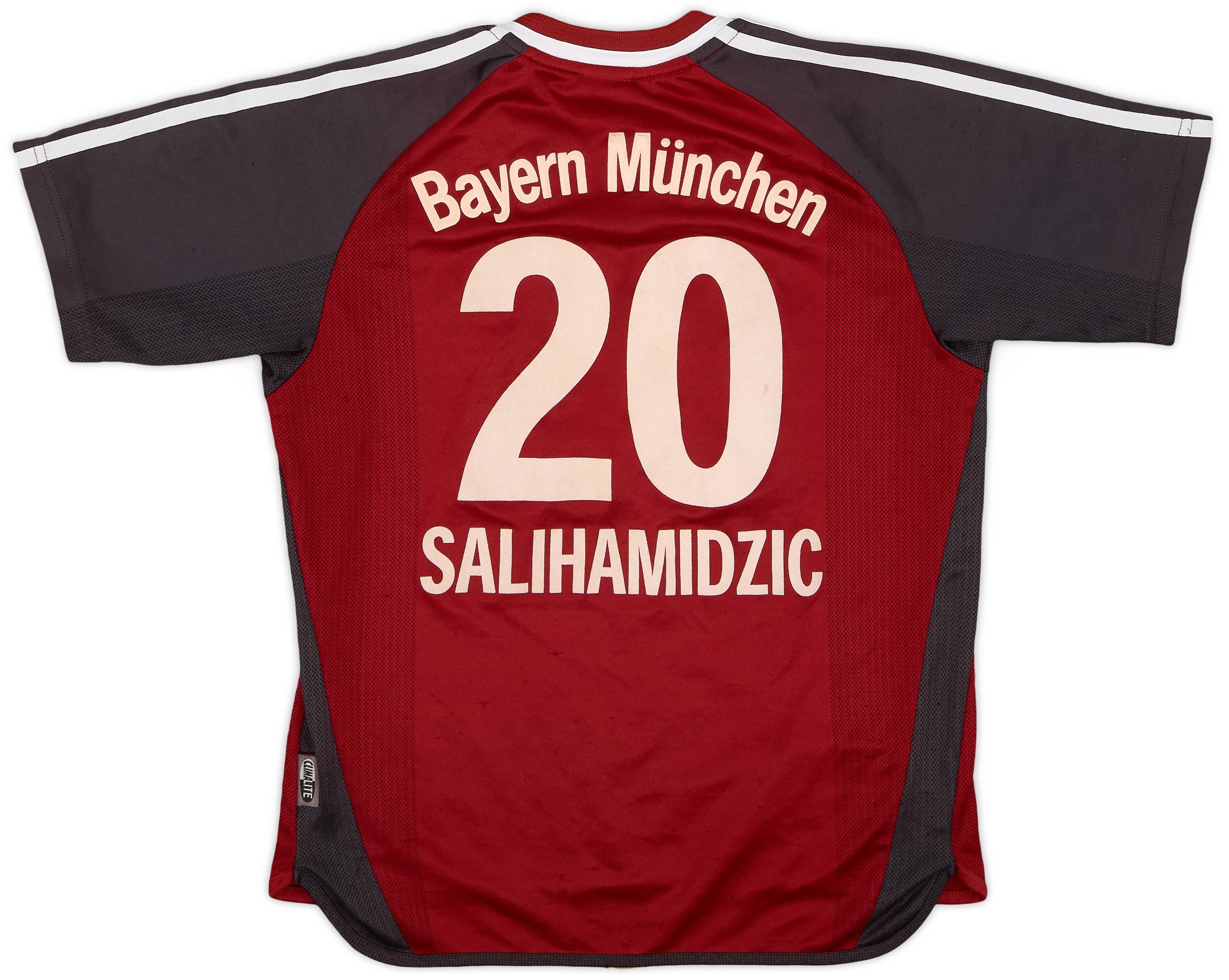 2001-02 Bayern Munich Home Shirt Salihamidzic #20 - 6/10 - (L.Boys)