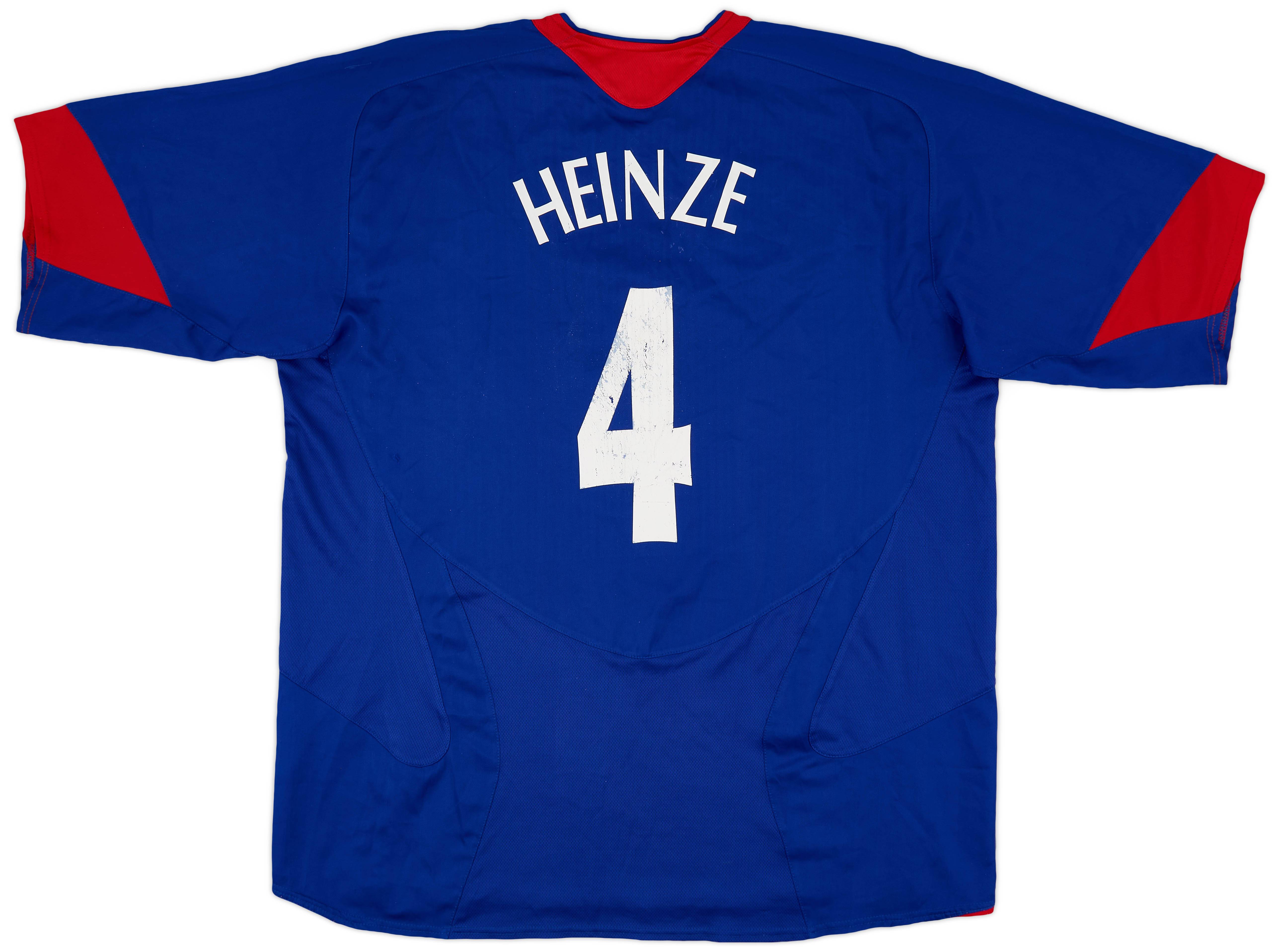 2005-06 Manchester United Away Shirt Heinze #4 - 5/10 - (XXL)