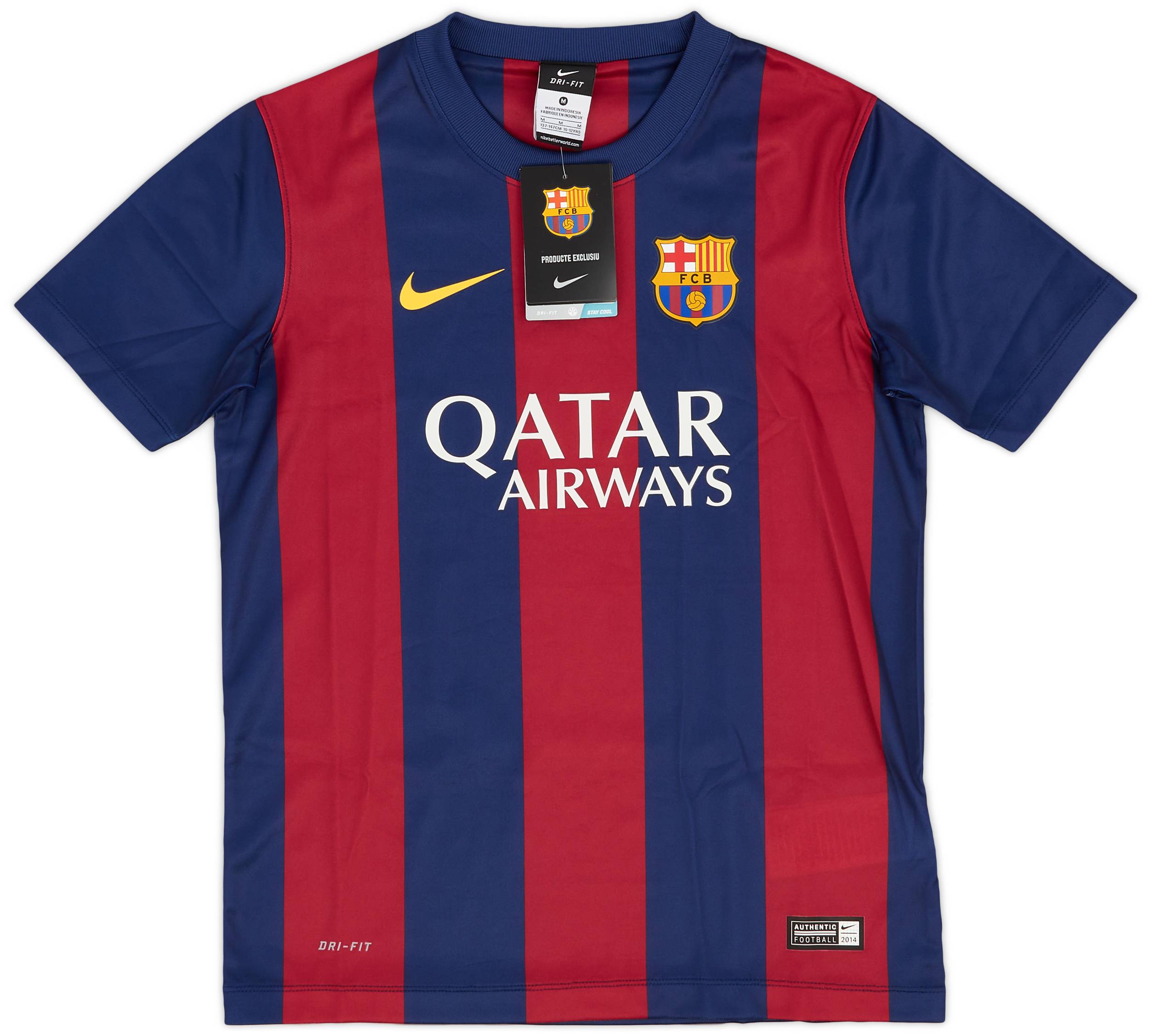 2014-15 Barcelona Basic Home Shirt (M.Boys)