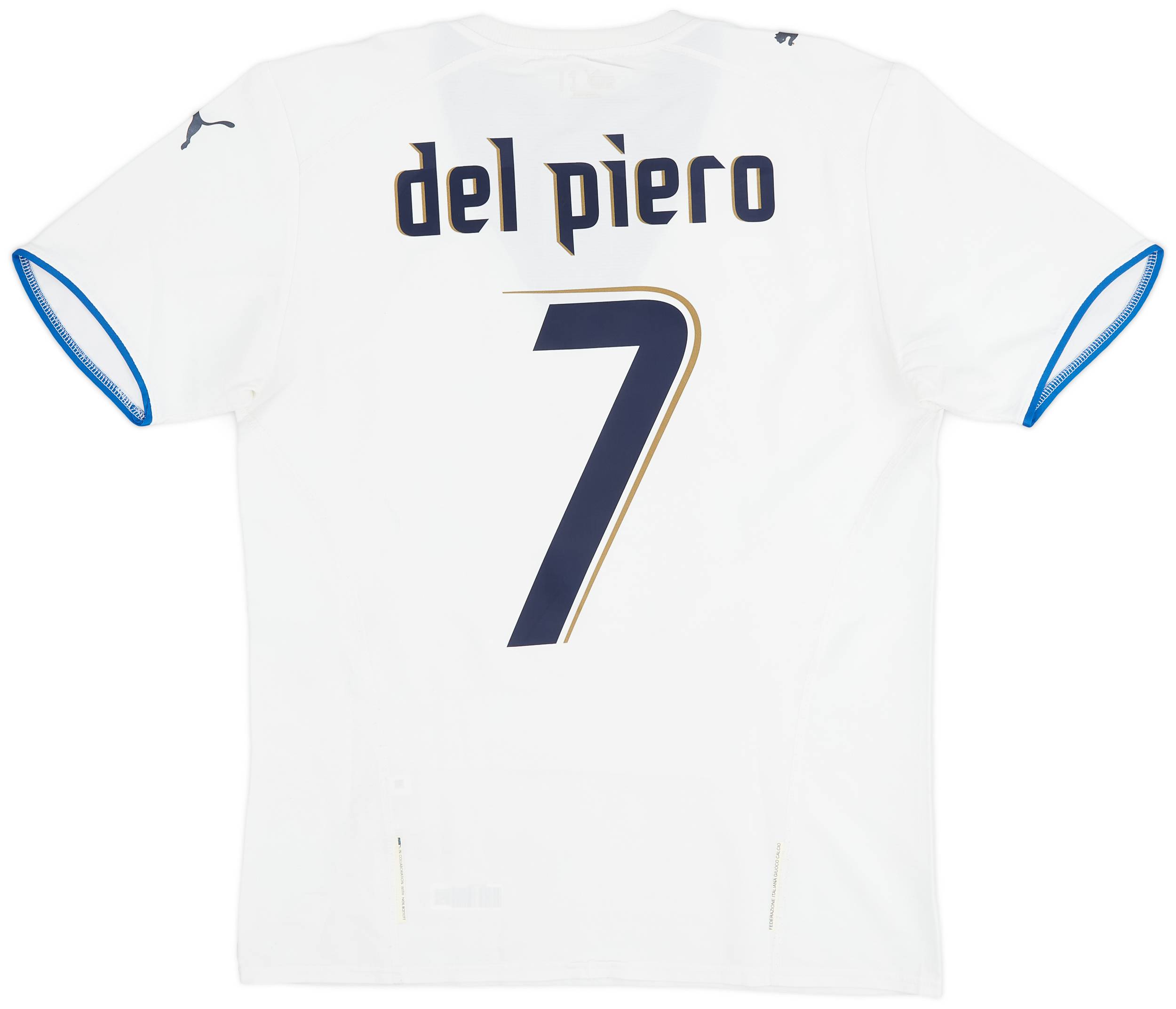 2006 Italy Away Shirt Del Piero #7 - 7/10 - (M)