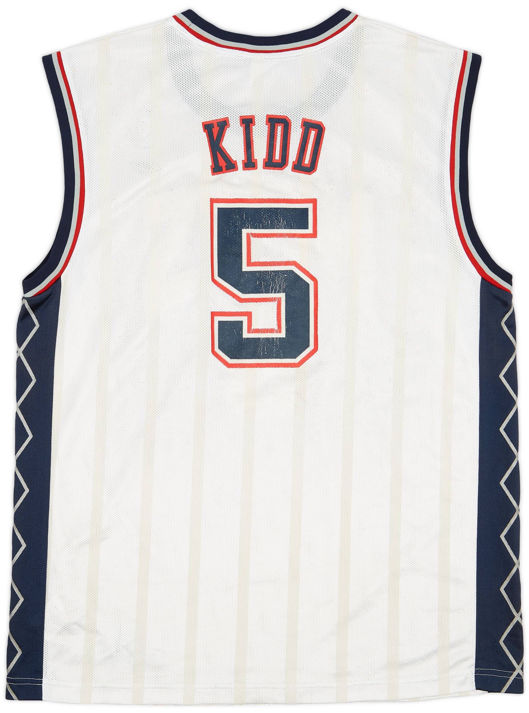 2002 チャンピオンNEW JERSEY KIDD ユニフォーム 5 RARE Vintage Champion NBA New Jersey Nets Jason Kidd #5