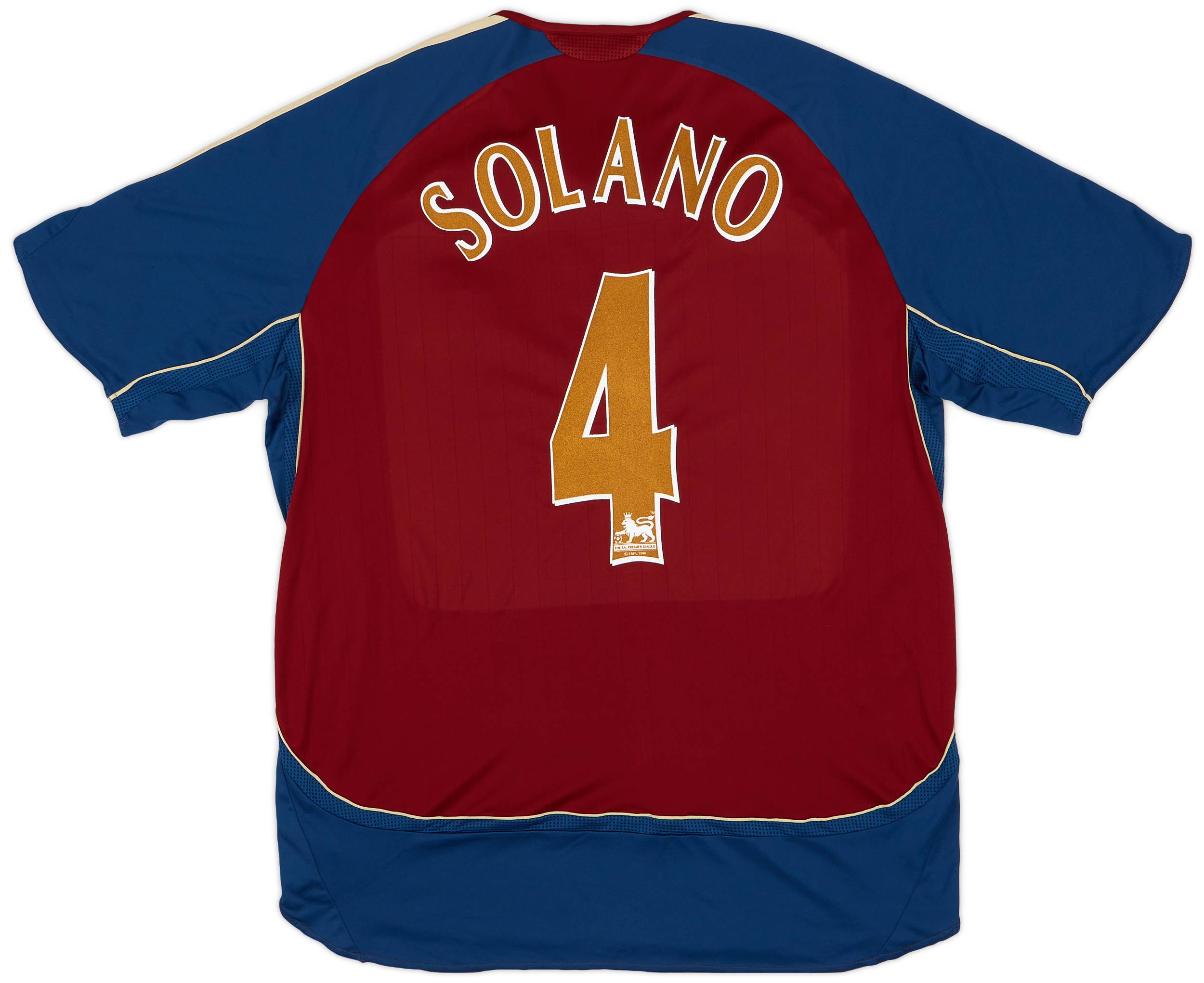 2006-07 Newcastle Away Shirt Solano #4 - 6/10 - (XL)