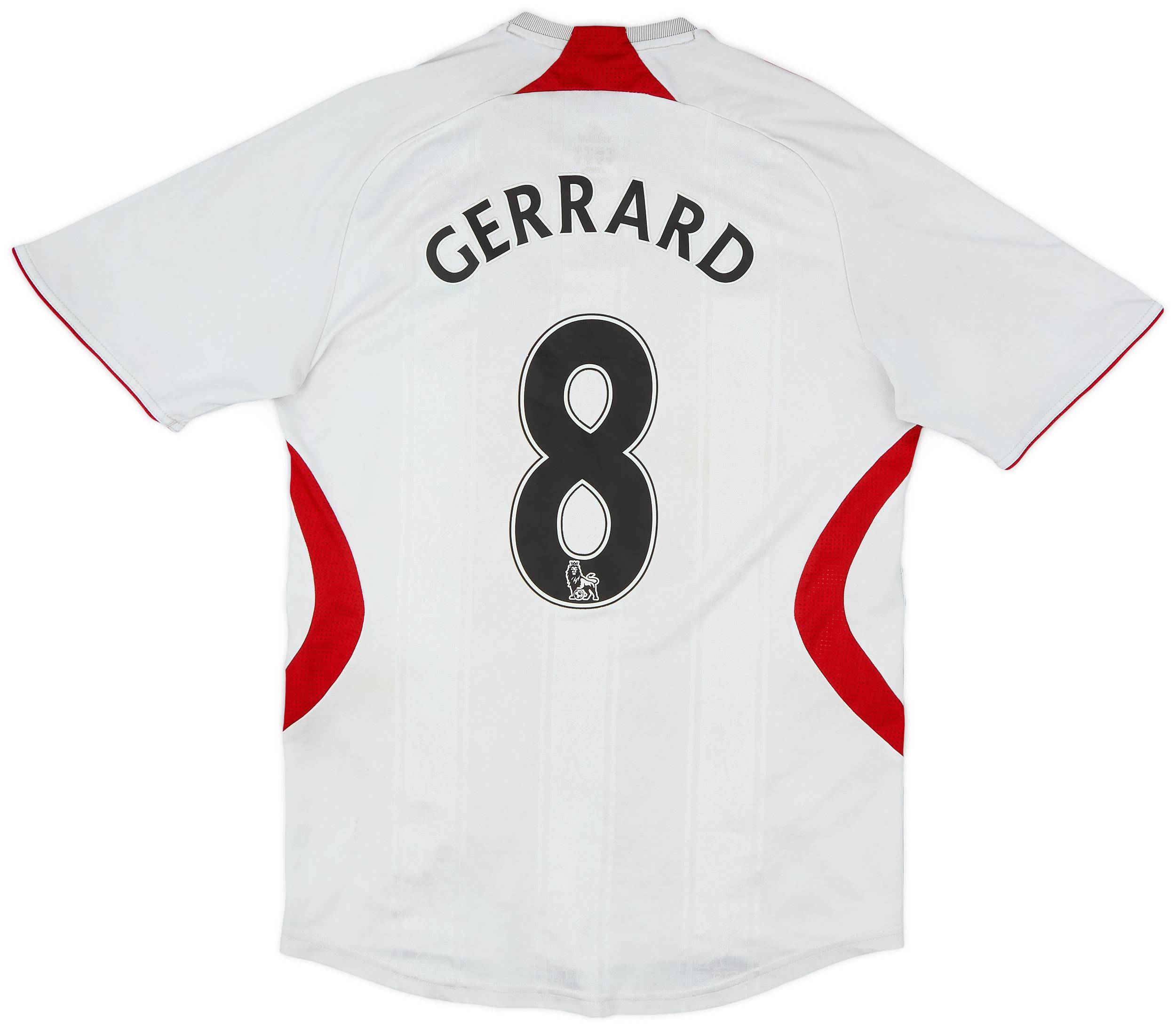2007-08 Liverpool Away Shirt Gerrard #8 - 3/10 - (S)