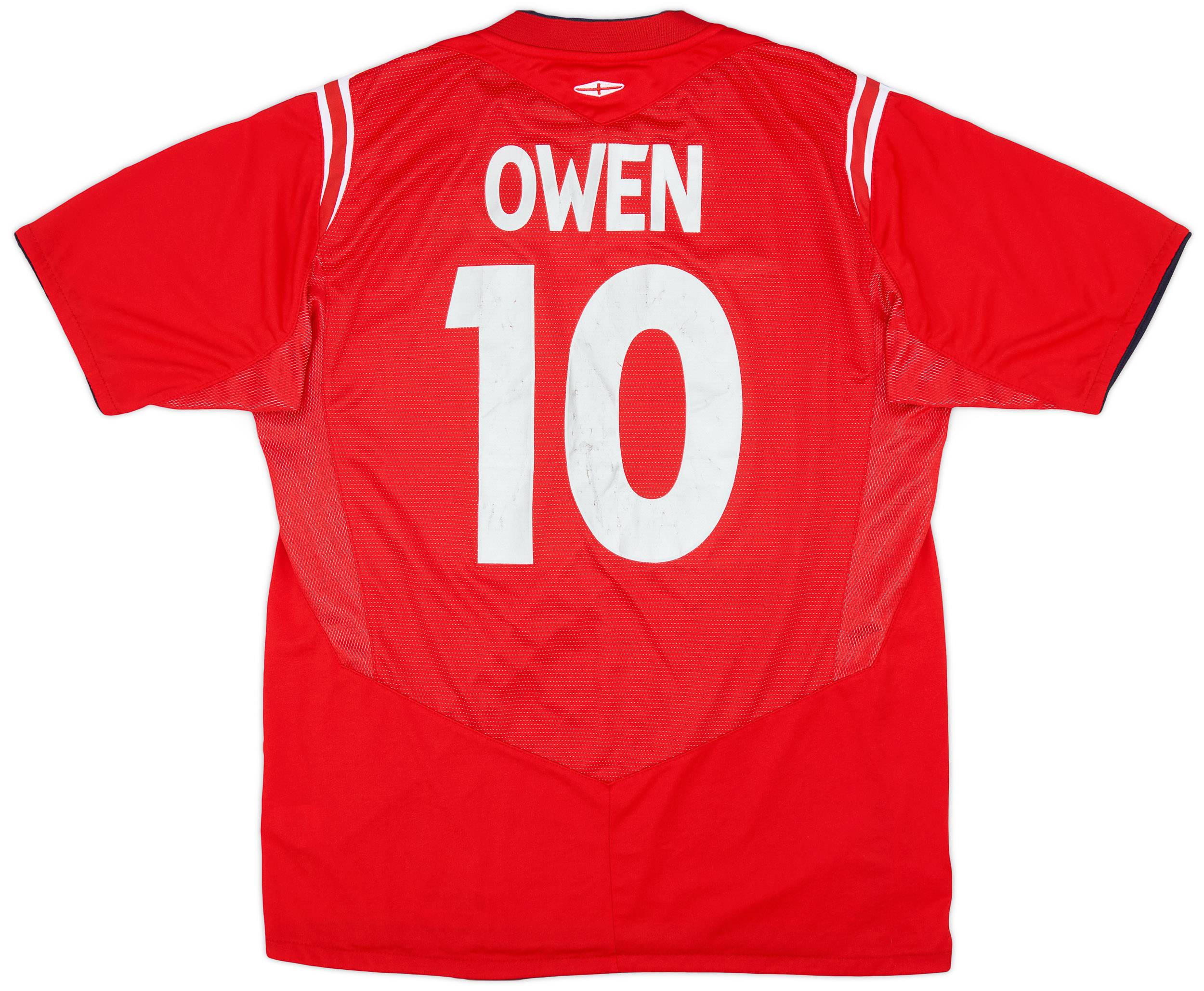 2004-06 England Away Shirt Owen #10 - 6/10 - (L)